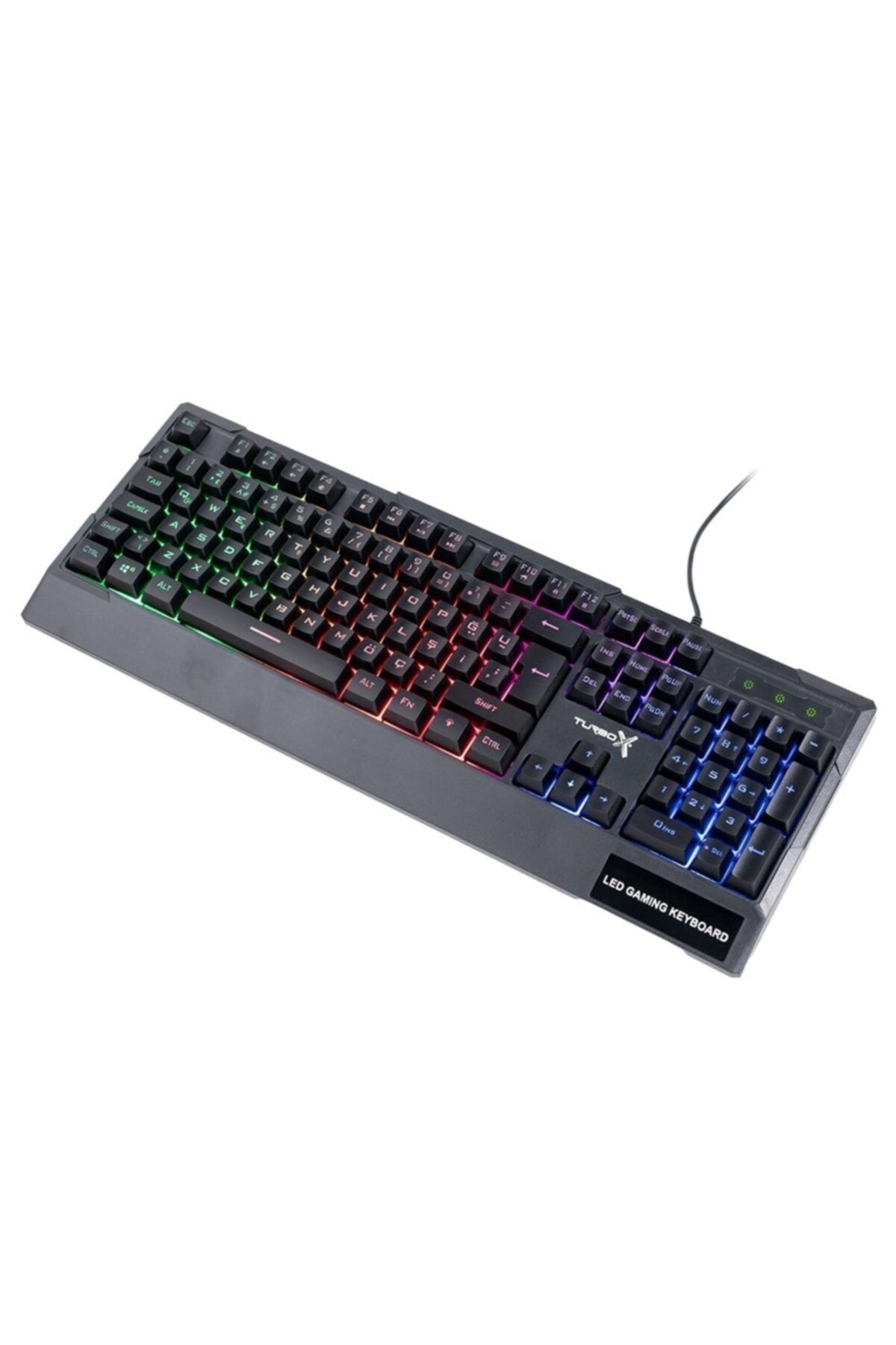 Turbox Tr-k115 Usb Gaming Oyuncu Işıklı Rainbow Klavye Türkçe Q