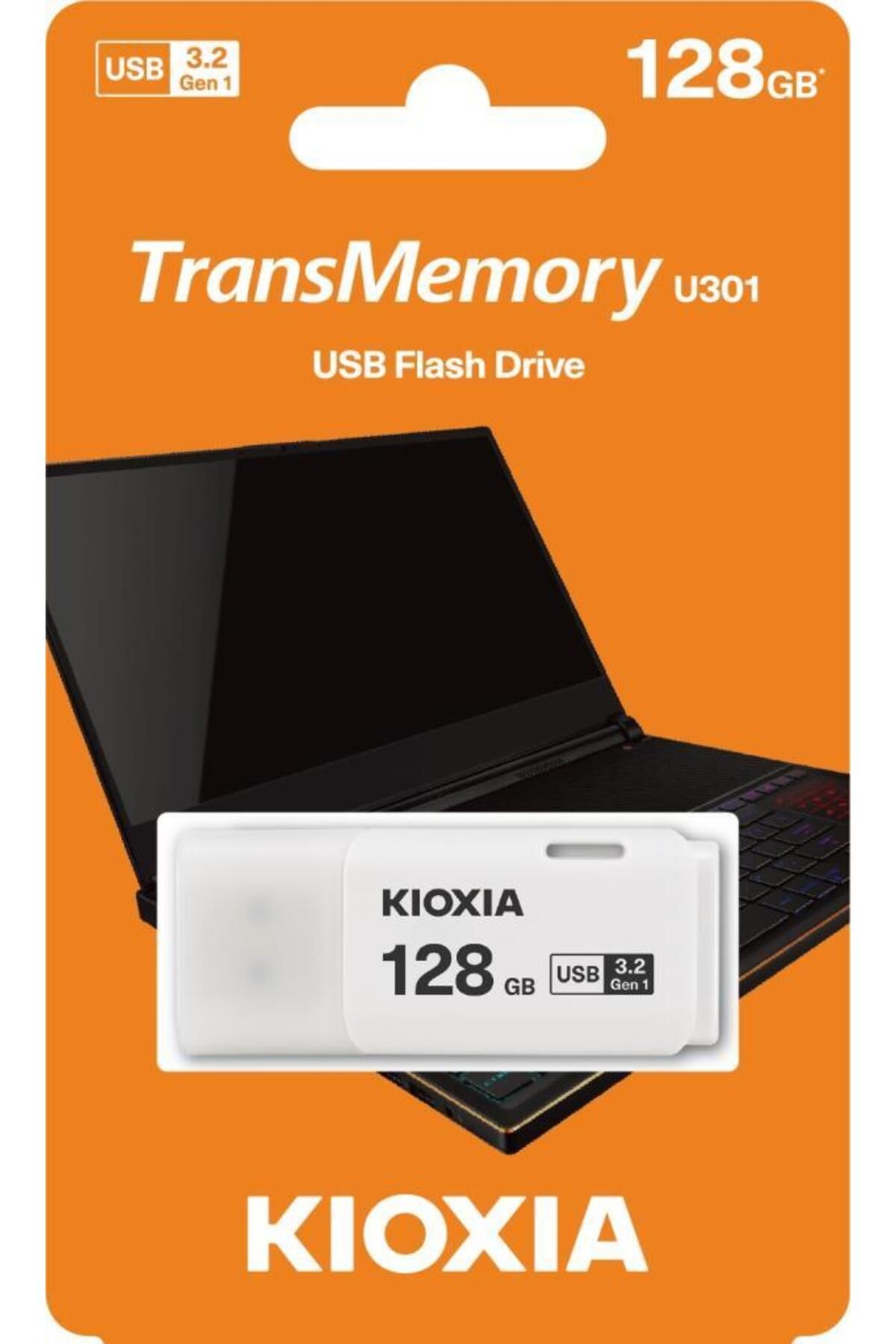 Kioxia Transmemory U301 128 Gb Usb 3.2 Gen 1 Flash Bellek Lu301w128gg4