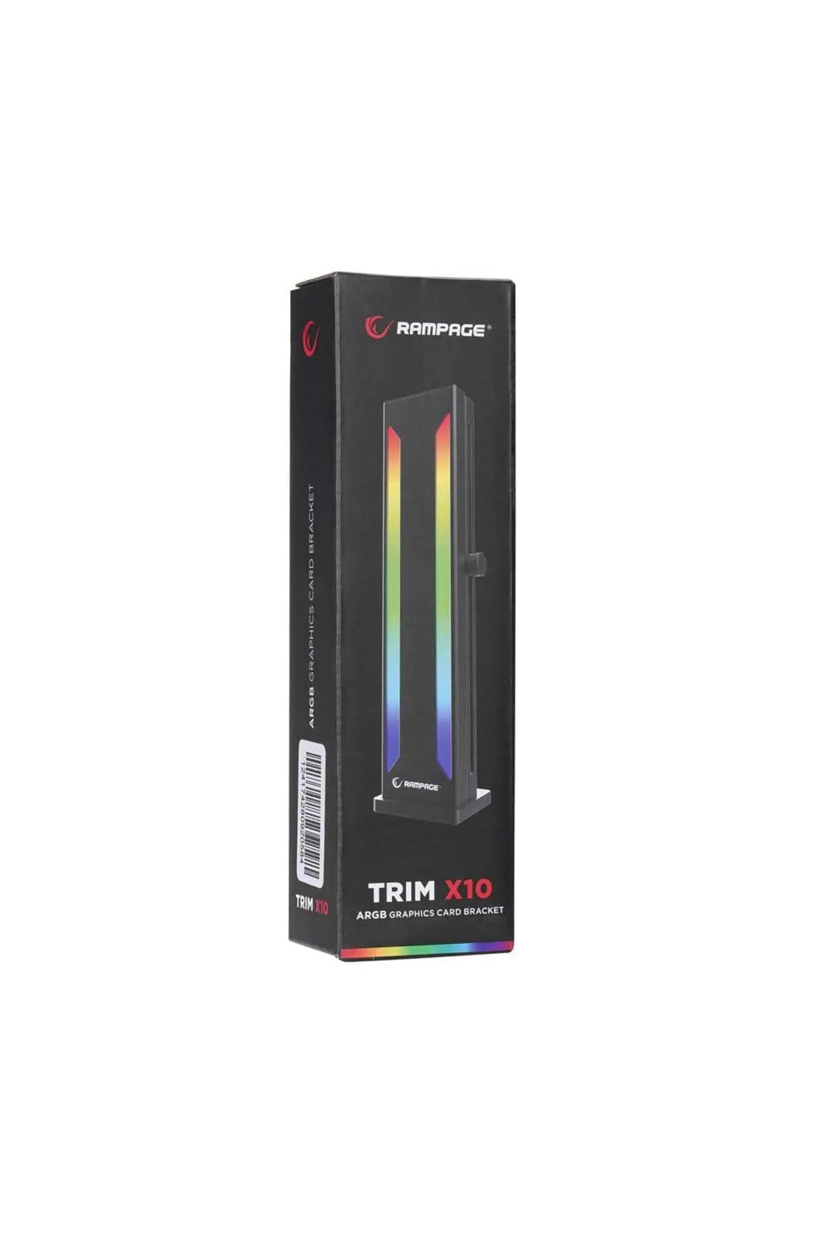 Rampage TRIM X10 Siyah Aluminyum ARGB Dikey VGA Ekran Kartı Tutucu