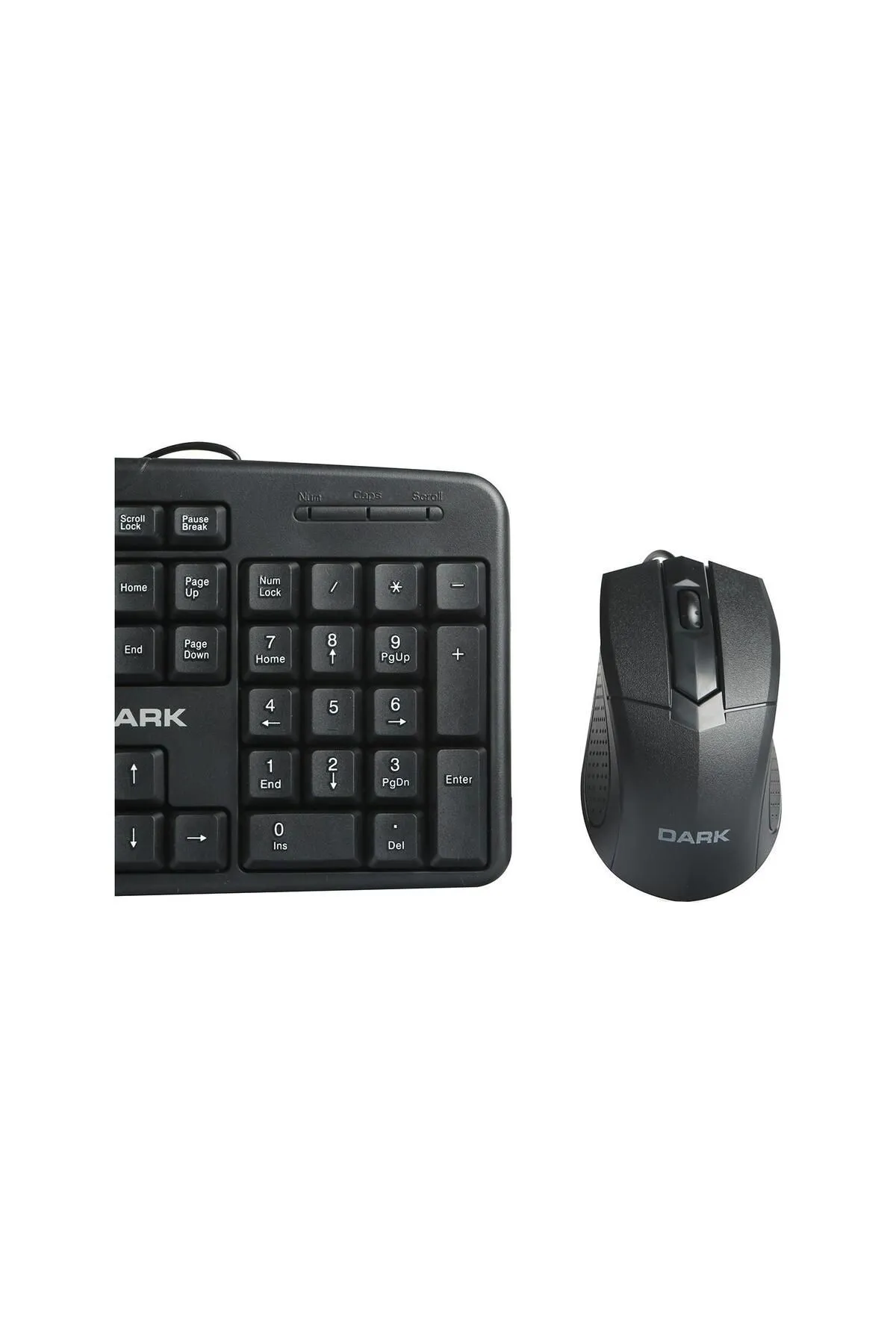 starnewstore Türkçe F Kablolu Ofis Klavye - Mouse Seti F Kablolu Modern Tasarım 826334