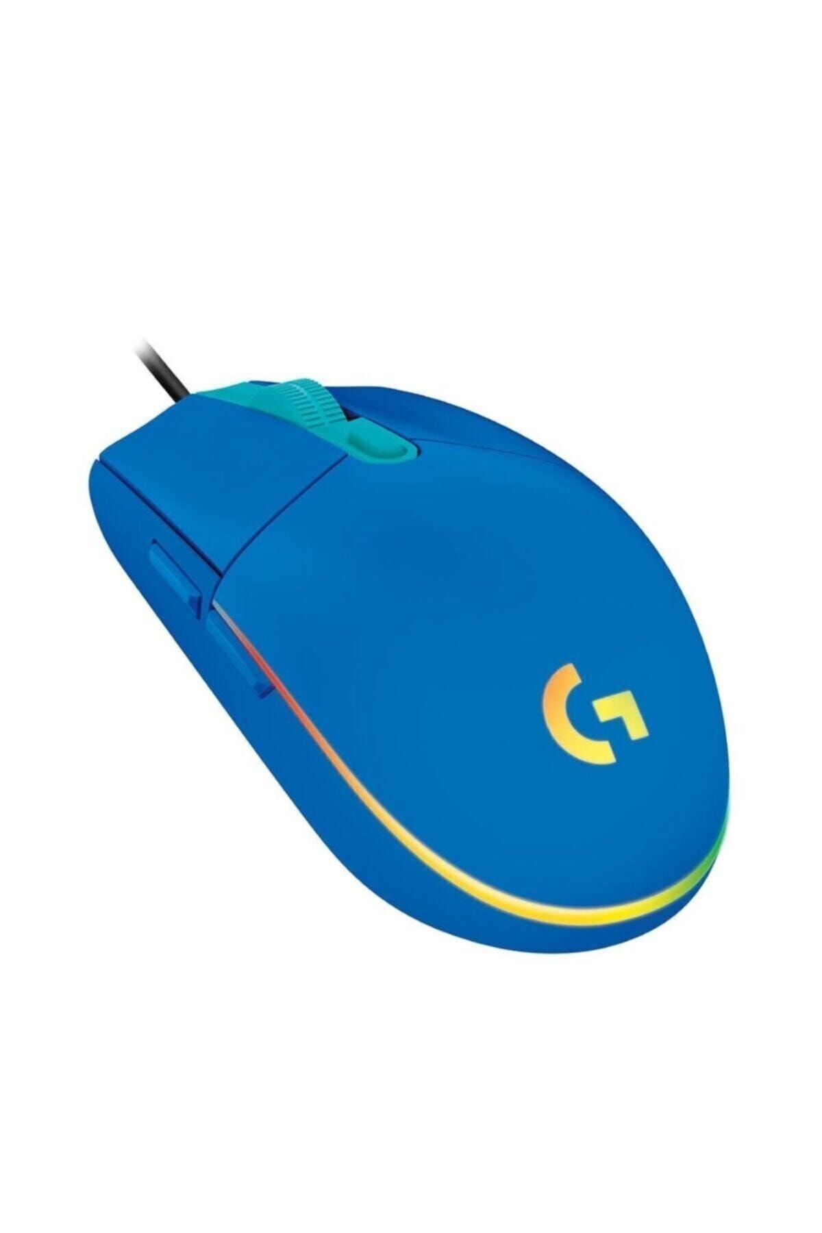 Logitech trndx G203 Lightsync Kablolu Oyuncu Mouse Mavi Yeni Model 542167 Sphere 917250 modatrendyx 985310