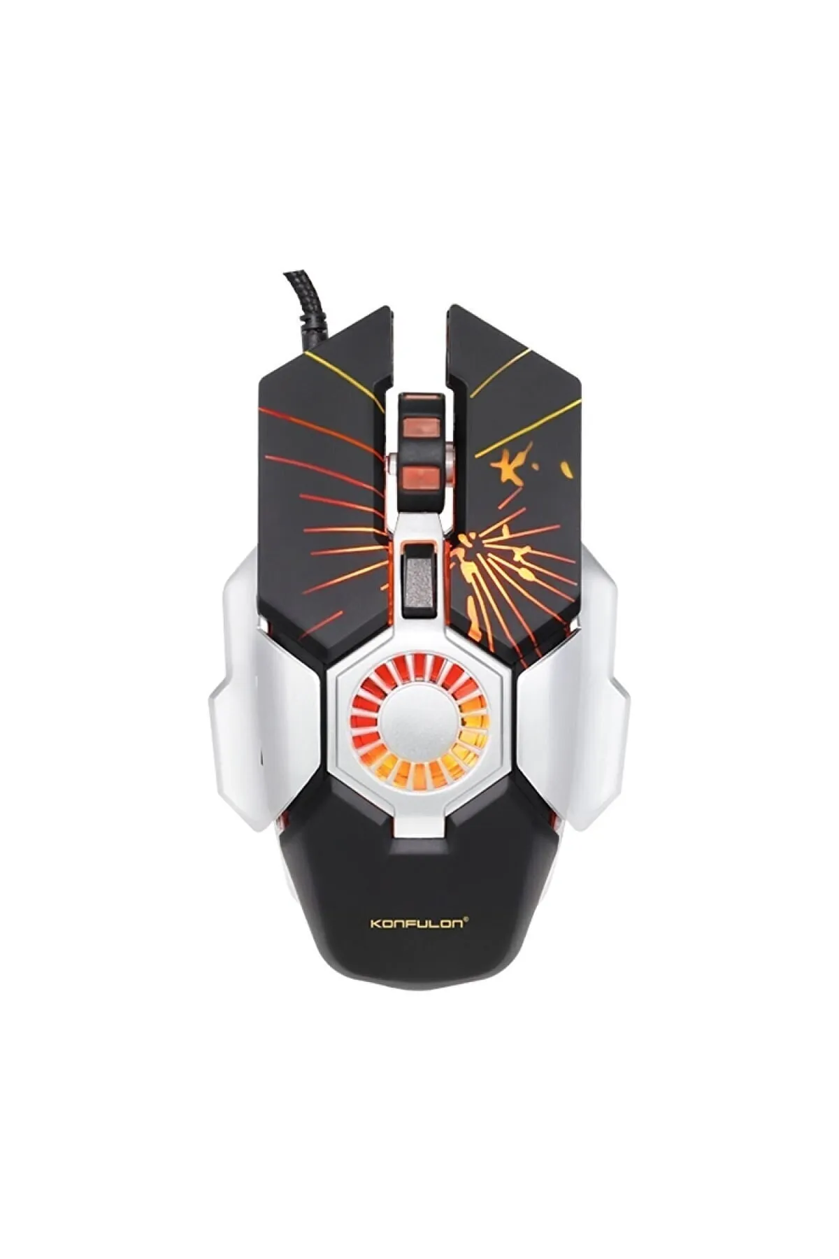 VOOKA Trol Gaming Mouse Gamer Bilgisayar Pc Dizüstü Profesyonel Oyun Fare Rgb 3200 Dpı