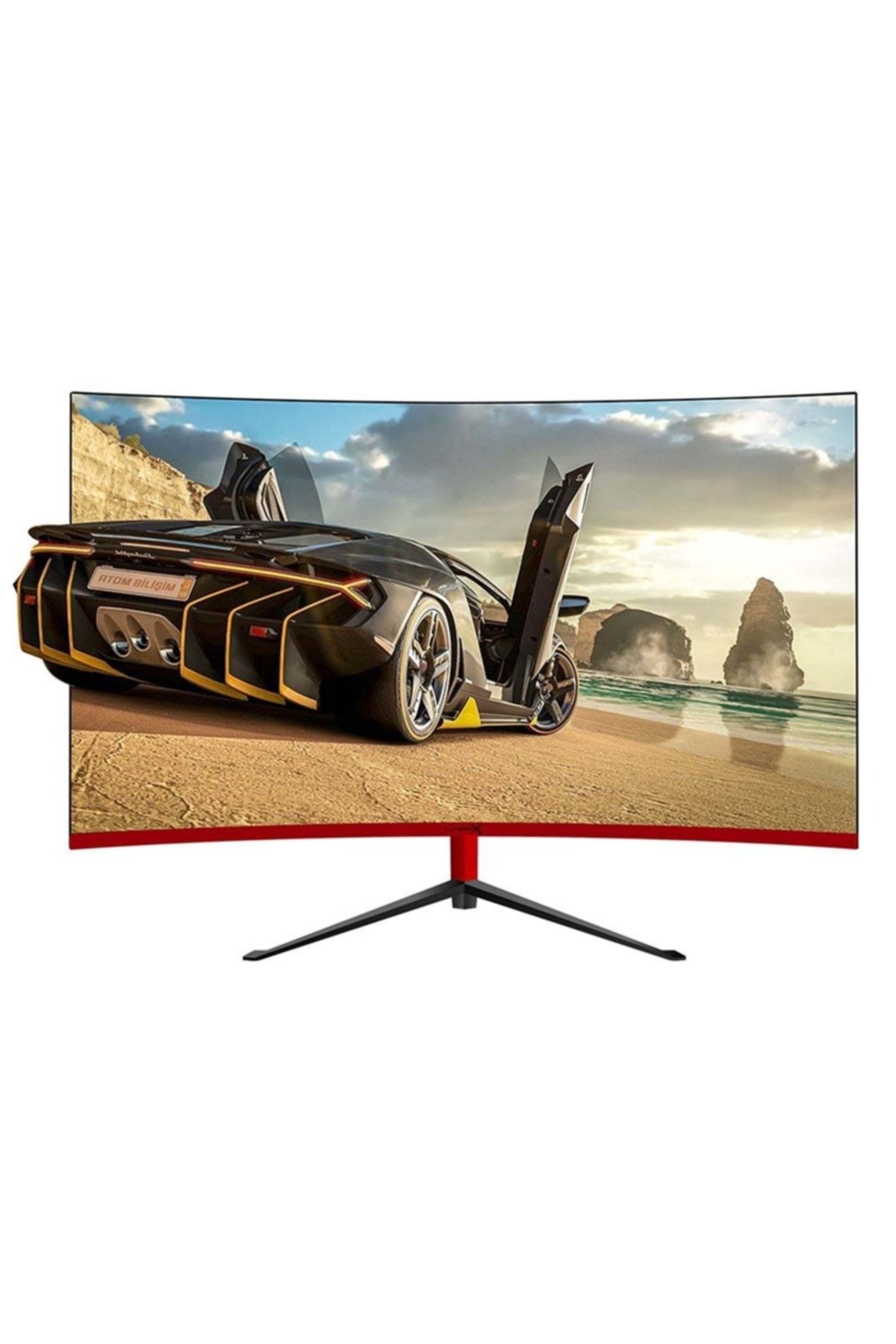 Turbox Trustier S Mt-l236cfhd 75hz 2ms Vga Hdmi 1920x1080 23.6" R1800 Curved Frameless Monitör