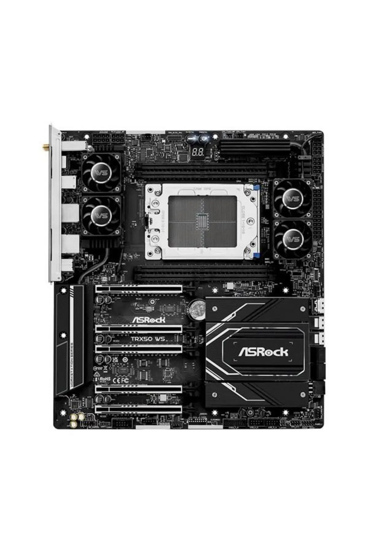 ASRock Trx50 Wıfı-6e Ws Ecc Ddr5 10-gbe Lan Pcıe 5.0 Str50 Atx