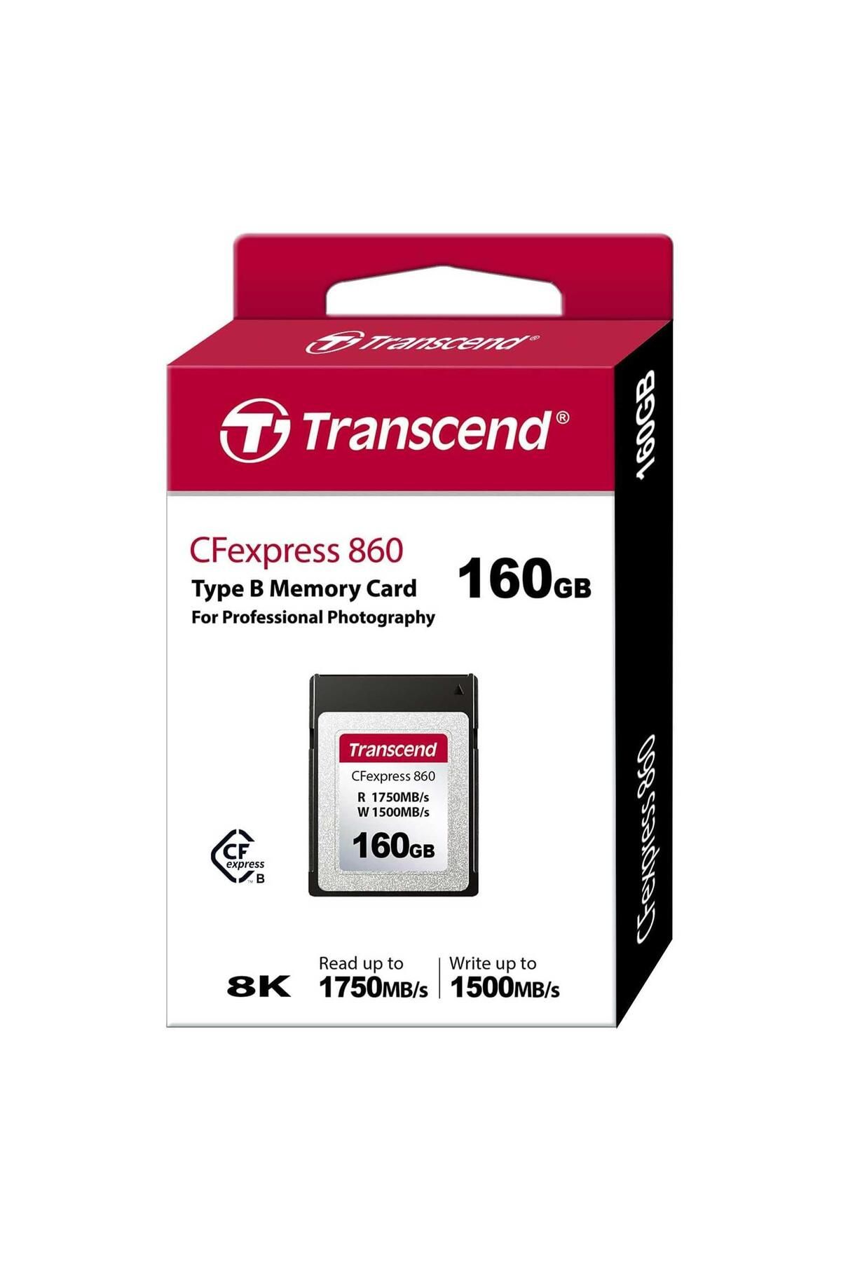 Transcend TS160GCFE860 160GB CFExpress Hafıza Kartı