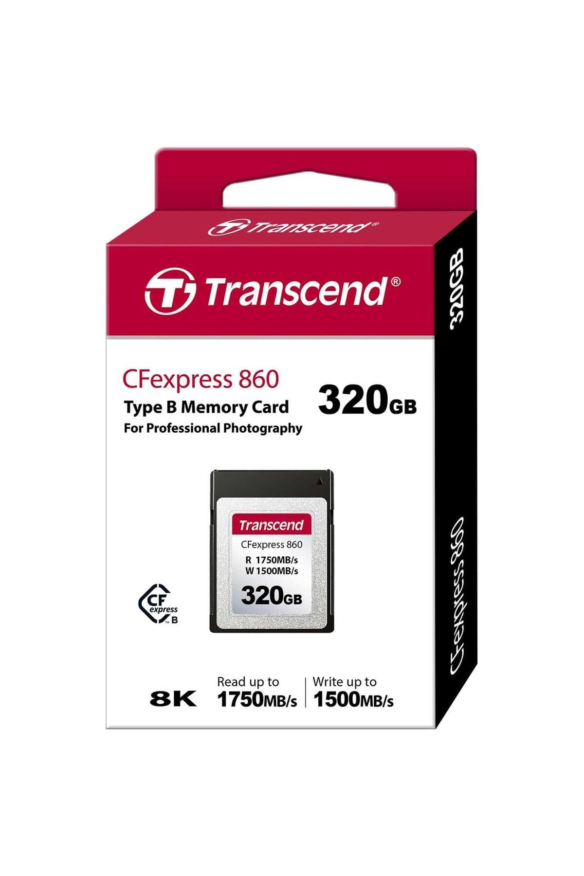 Transcend TS512GCFE820 320GB CFExpress Hafıza Kartı