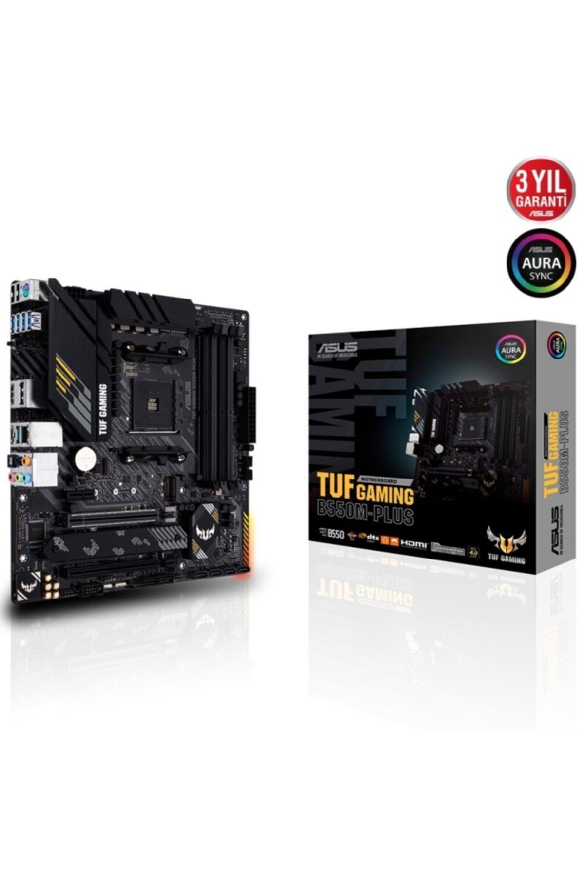 Asus Tuf Gaming B550m-plus Amd Am4 3.nesil Ddr4 Dp Hdmi Amd Anakart