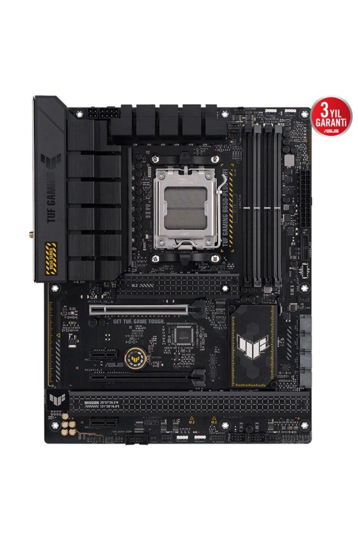 Asus TUF GAMING B650-PLUS B650 DDR5 (Vga Yok) GLan 2.5G ATX HD DP US3 M2 TYP-C AM5 AMD Anakart