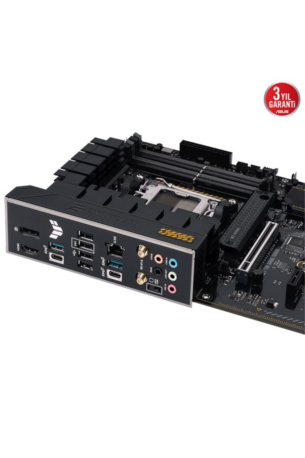 Asus TUF GAMING B650-PLUS B650 DDR5 (Vga Yok) GLan 2.5G ATX HD DP US3 M2 TYP-C AM5 AMD Anakart