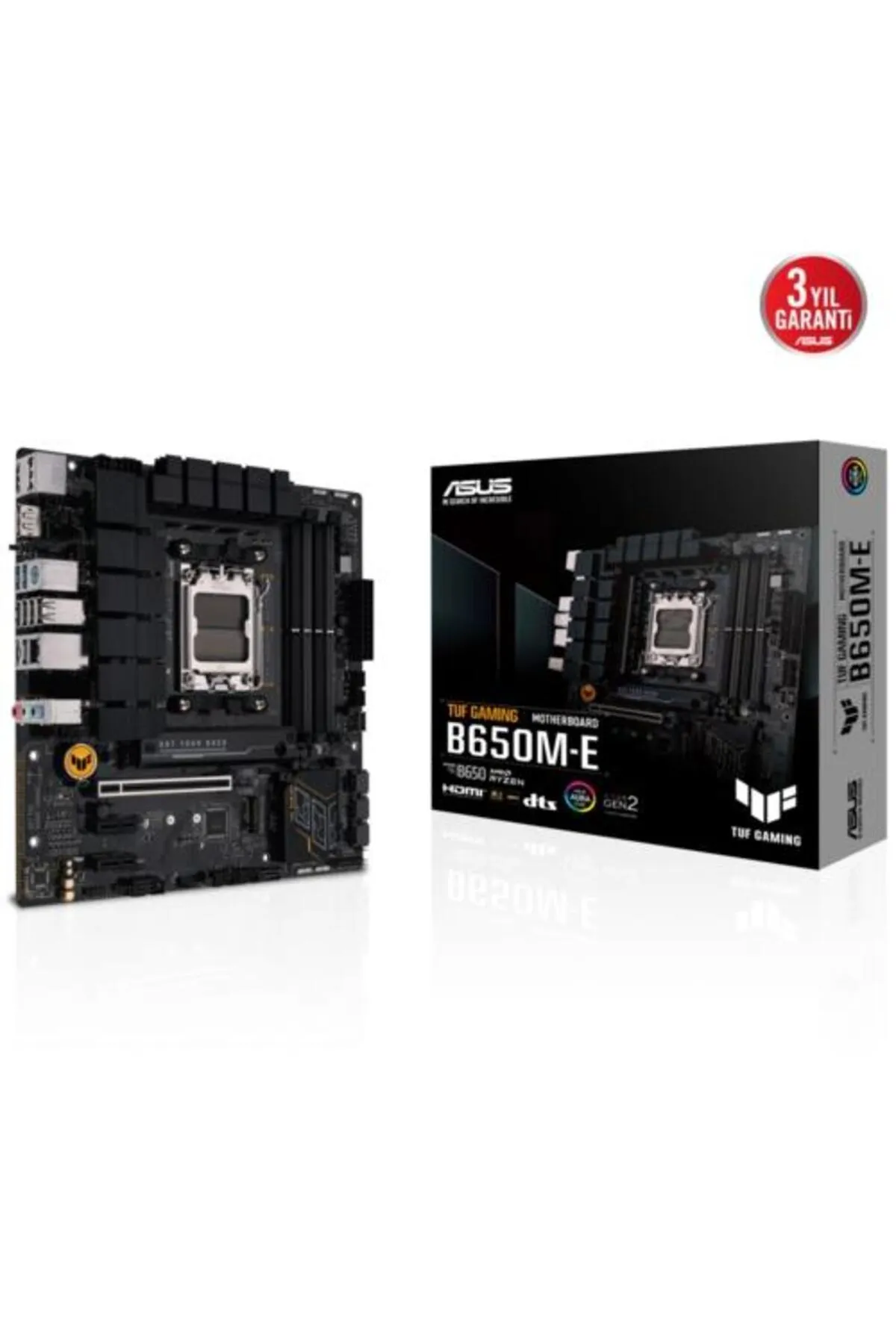 Asus TUF GAMING B650M-E AM5 DDR5 SES GLAN DP/HDMI SATA3 USB3.2 mATX