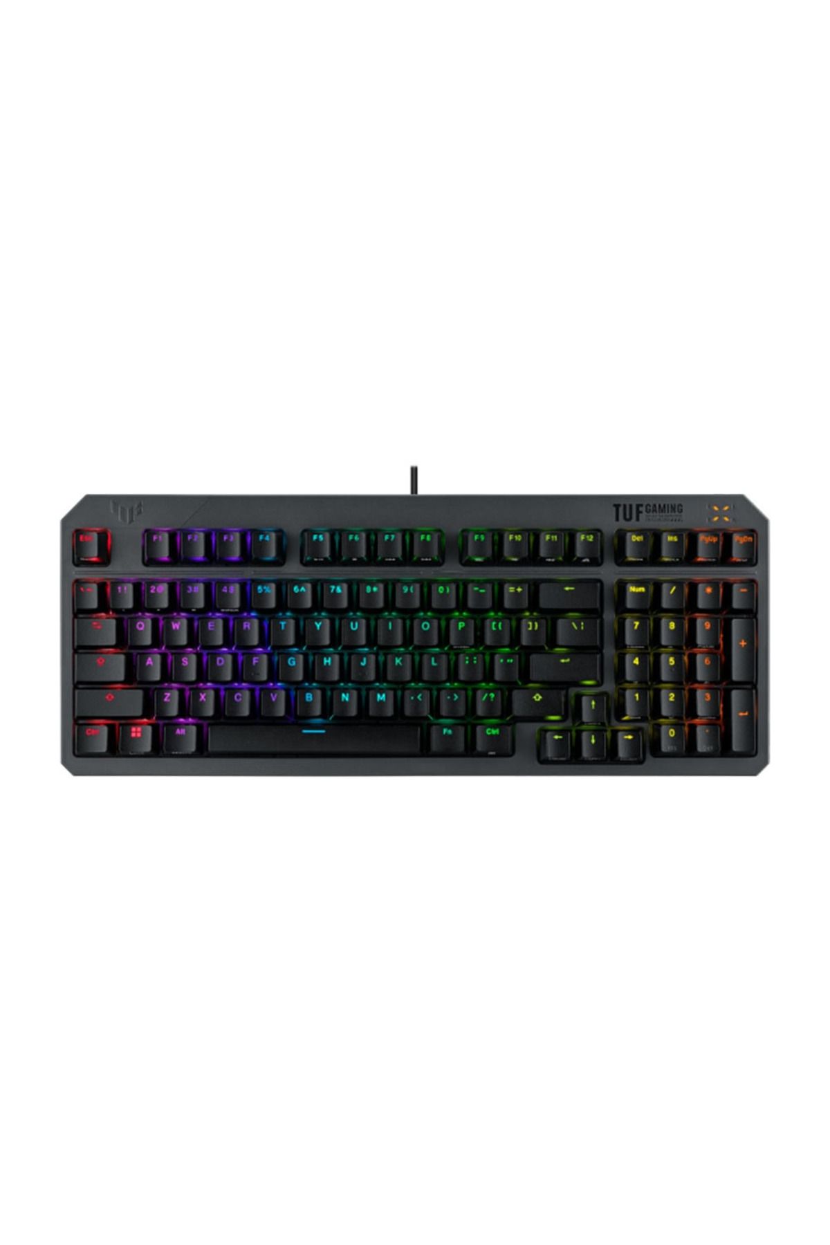 Asus TUF Gaming K3 RD/TR GEN II Red Switch Kablolu Türkçe RGB Optik Mekanik Gaming Klavye