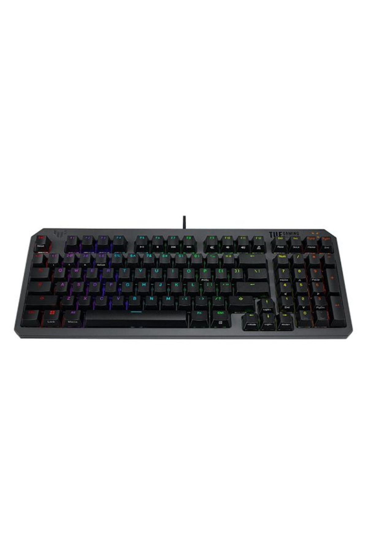 Asus TUF Gaming K3 RD/TR GEN II Red Switch Kablolu Türkçe RGB Optik Mekanik Gaming Klavye