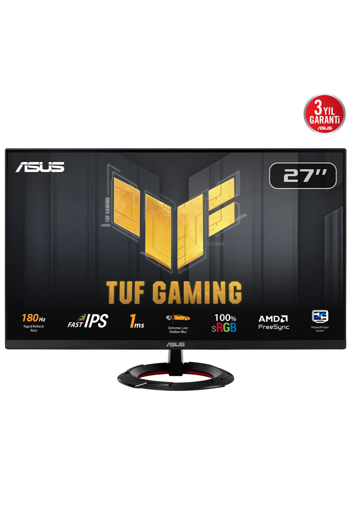 Asus TUF Gaming VG279Q3R 27" 180Hz 1ms HDMI DP ELMB SYNC AdaptiveSync FHD Fast IPS Gaming Monitör