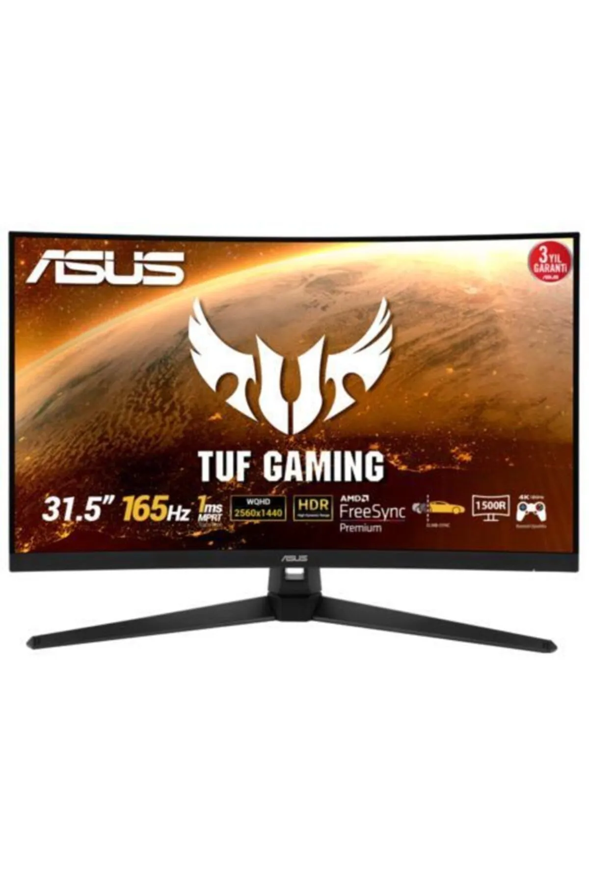 Asus TUF GAMING VG32VQ1BR 31.5? 165Hz 1Ms VA WQHD FreeSync Premium Gaming Monitör