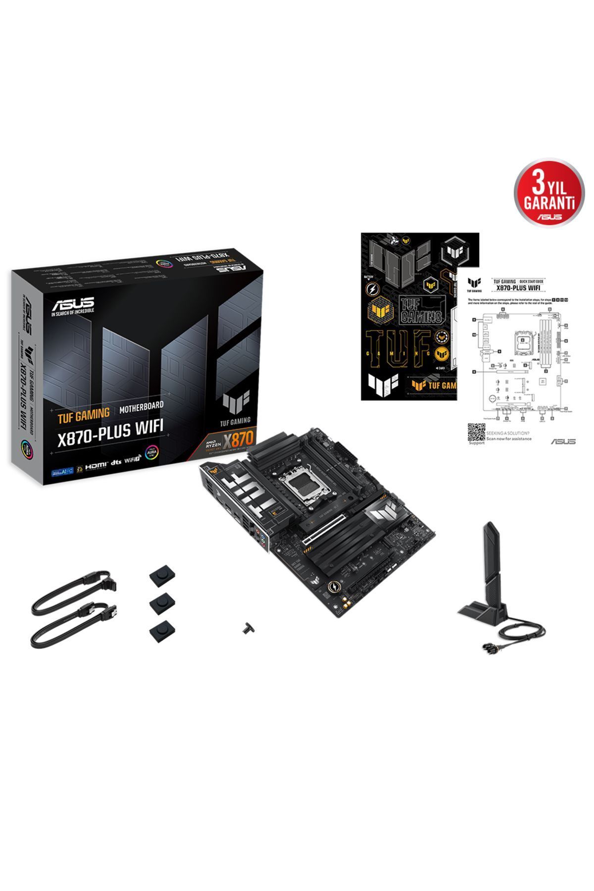 Asus TUF GAMING X870-PLUS WIFI AMD AM5 DDR5 ATX