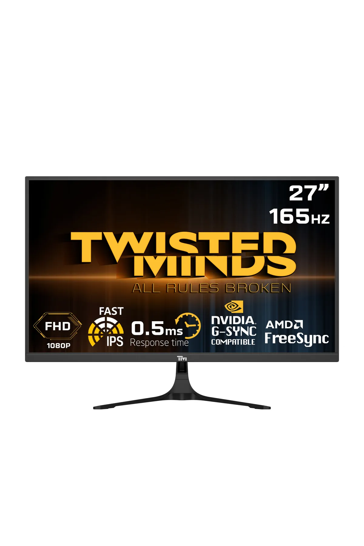 Twisted Minds Twısted Mınds 27" Tm27fhd165ıps Fhd 165hz 0,5ms Hdmı Dp Hdr Ready Fast Ips Çerçevesiz Gamıng Monitör