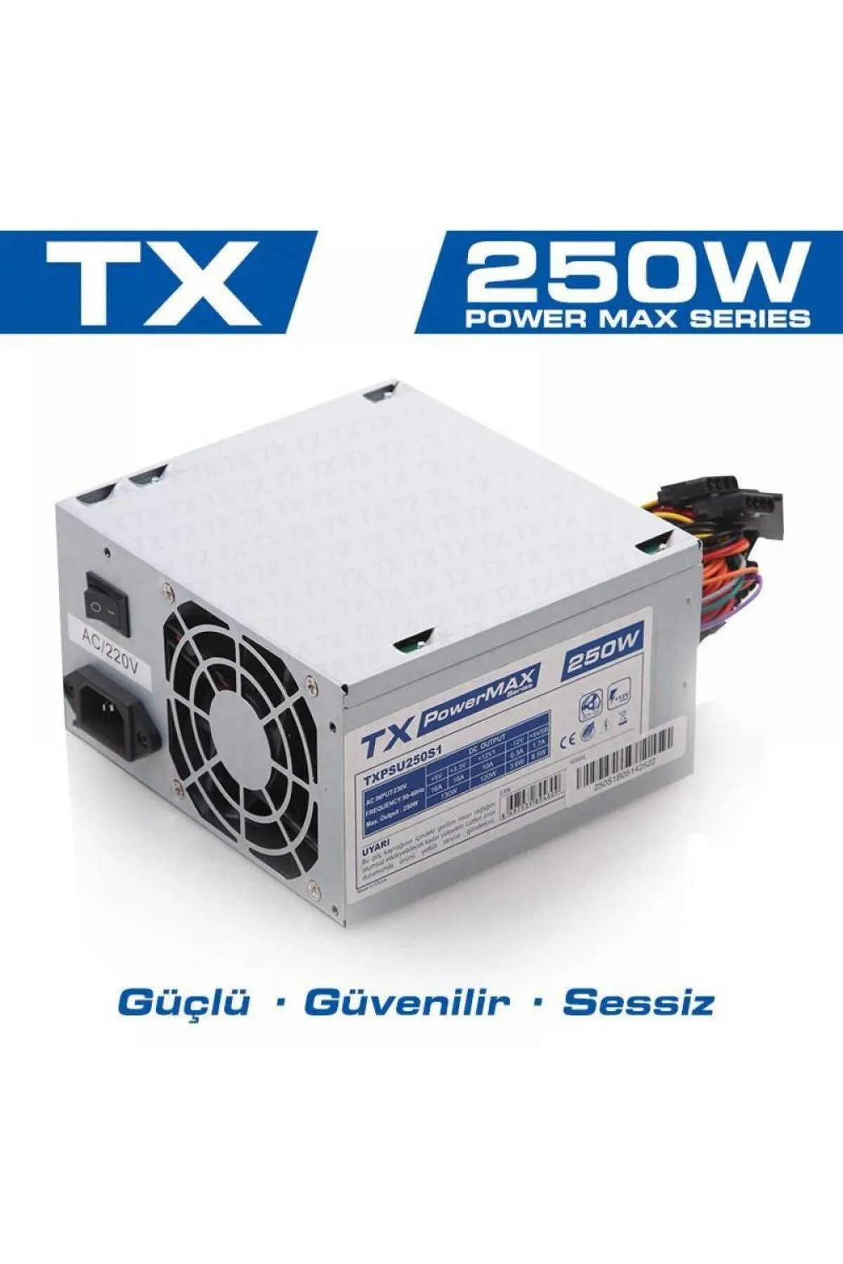 BLS STORE TX PowerMAX TXPSU300S1 300W 2xSATA, 2xIDE Bilgisayar Güç Kaynağı