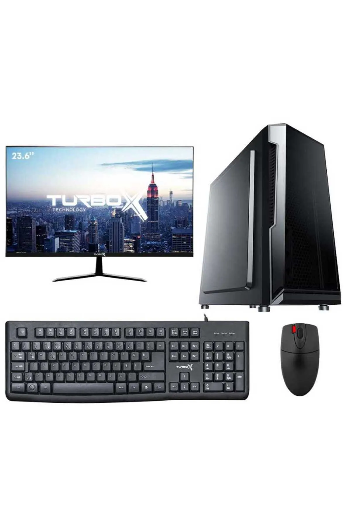 Turbox Tx4518 Intel Core i7 3770 16GB Ram 1TB SSD 23.6 inç FHD Monitör Masaüstü Ofis Bilgisayarı