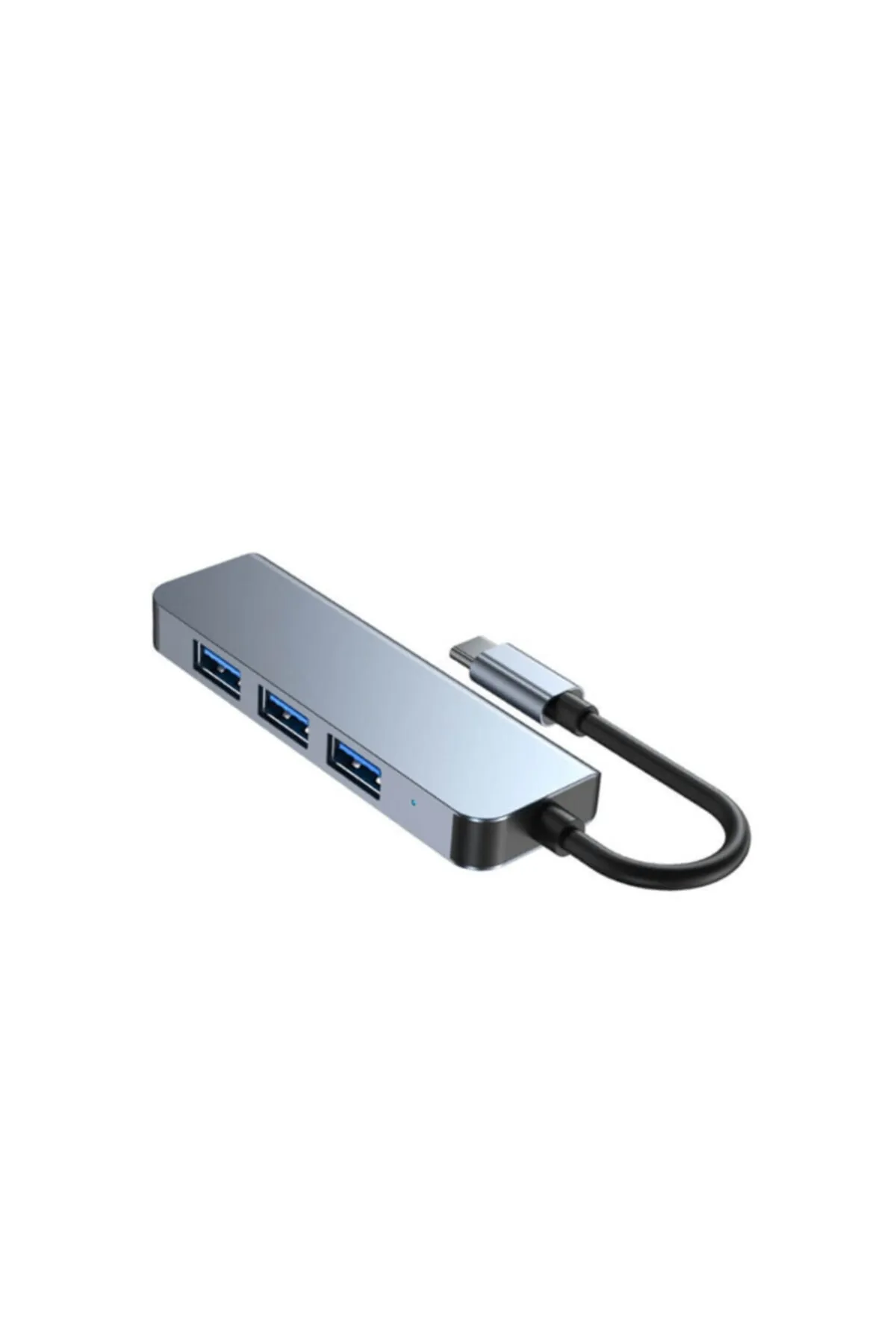 WOZLO Type-c 4 Port Usb 3.0 Hub Usb-c Çoklayıcı Alüminyum Gövde