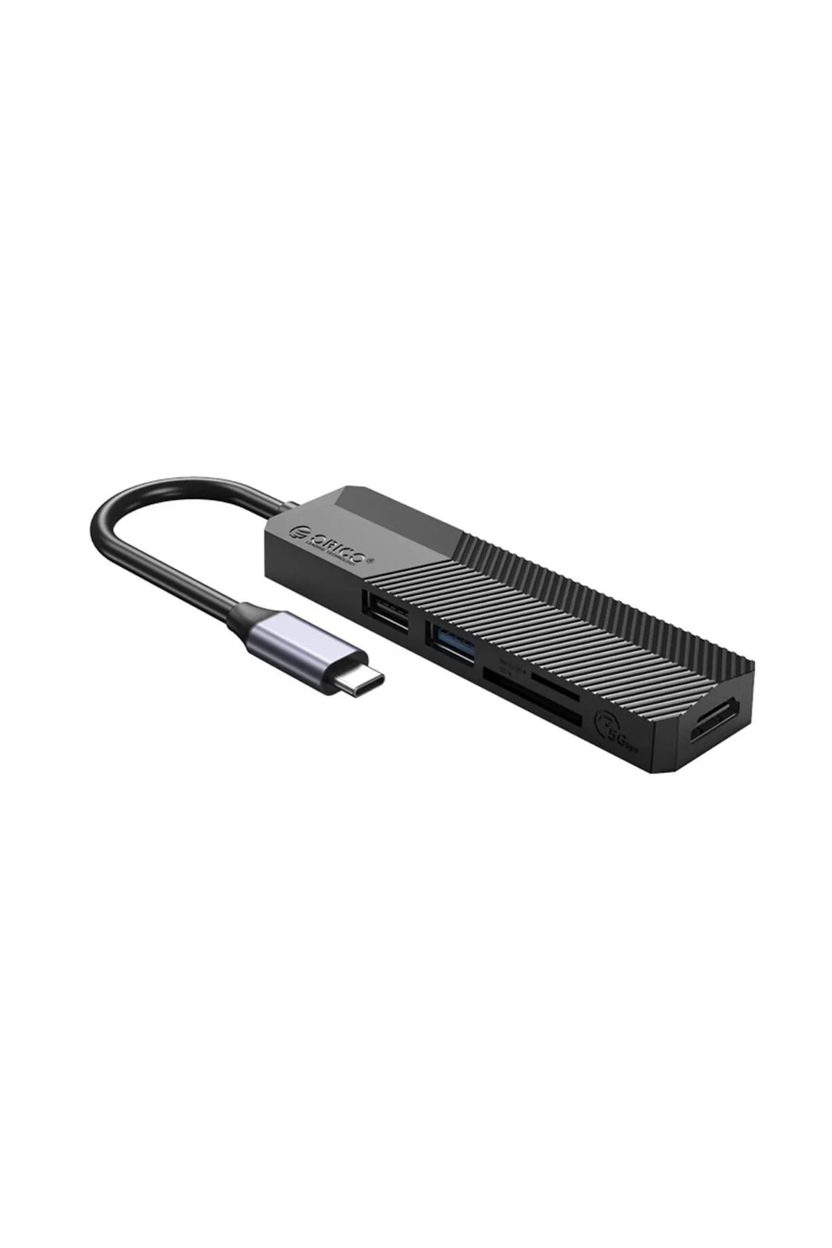 Orico Type-c Bağlantılı 2 Usb Portlu 4k@30hz Hdmı Tf/sd Docking Station Siyah