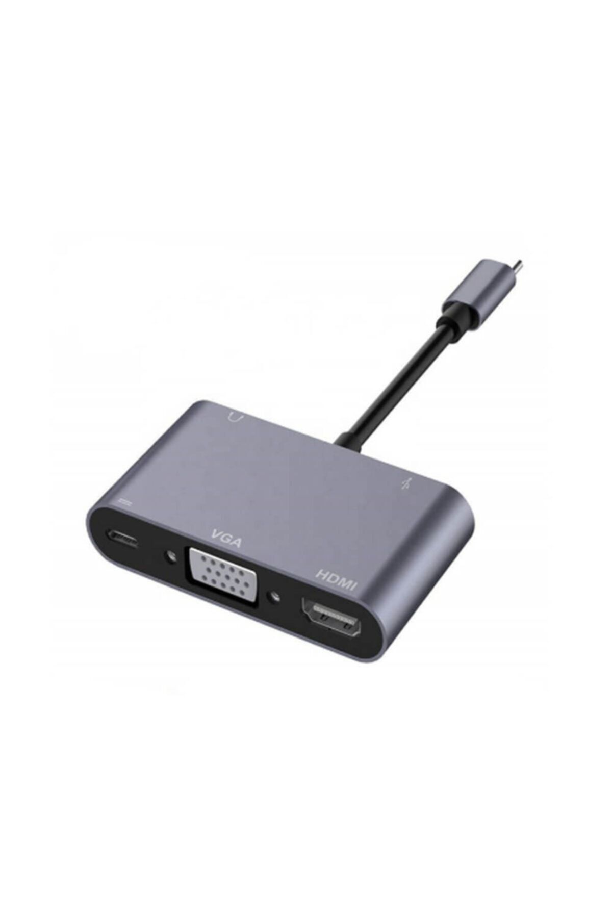 WOZLO Type-C To 4K Hdmi Vga Usb 3.0 Otg Audio Ses Çevirici Kablo 5 In 1 (533635045)