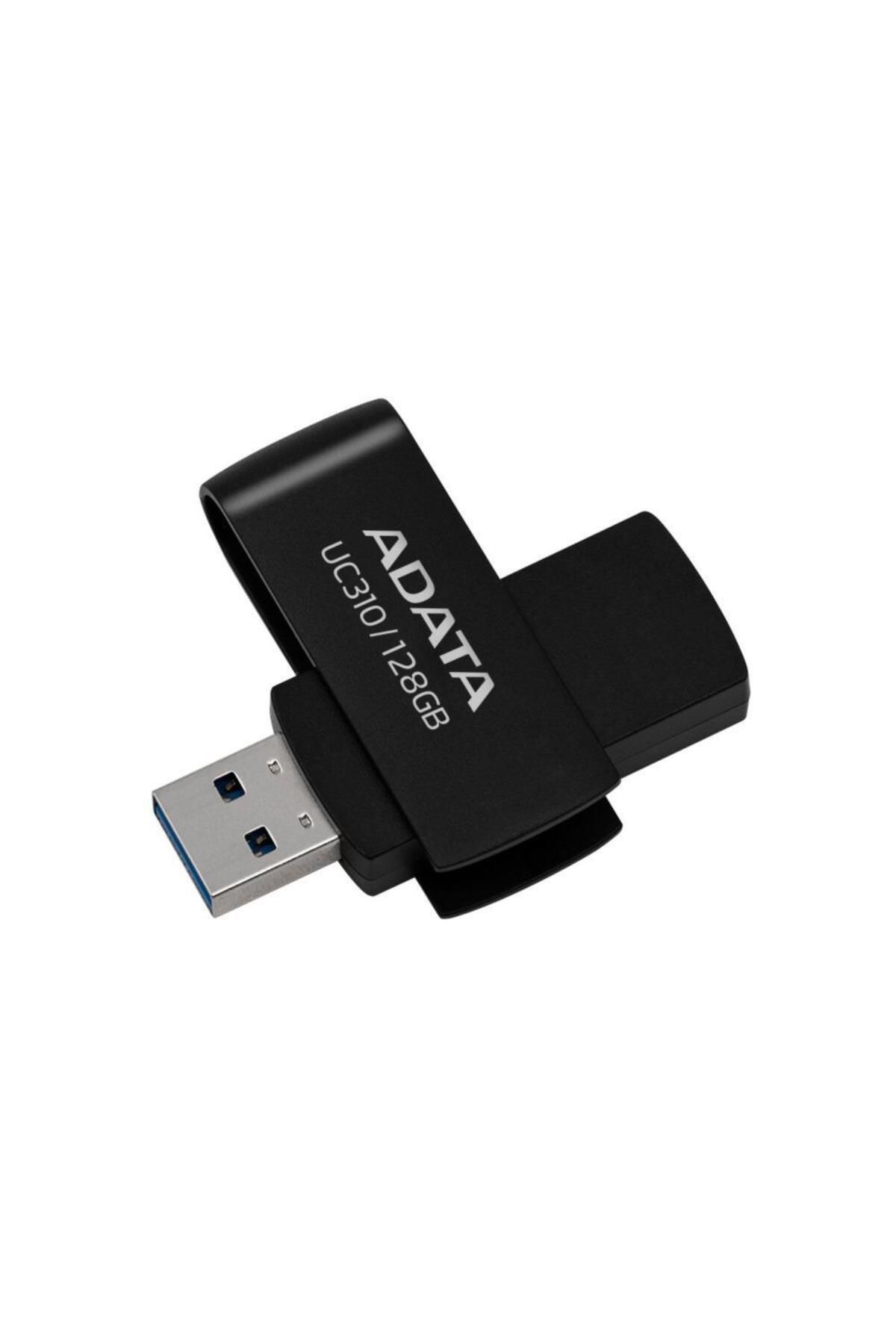 Adata Uc310-128gb 128gb Usb3.2 Gen1 Black Flash Bellek