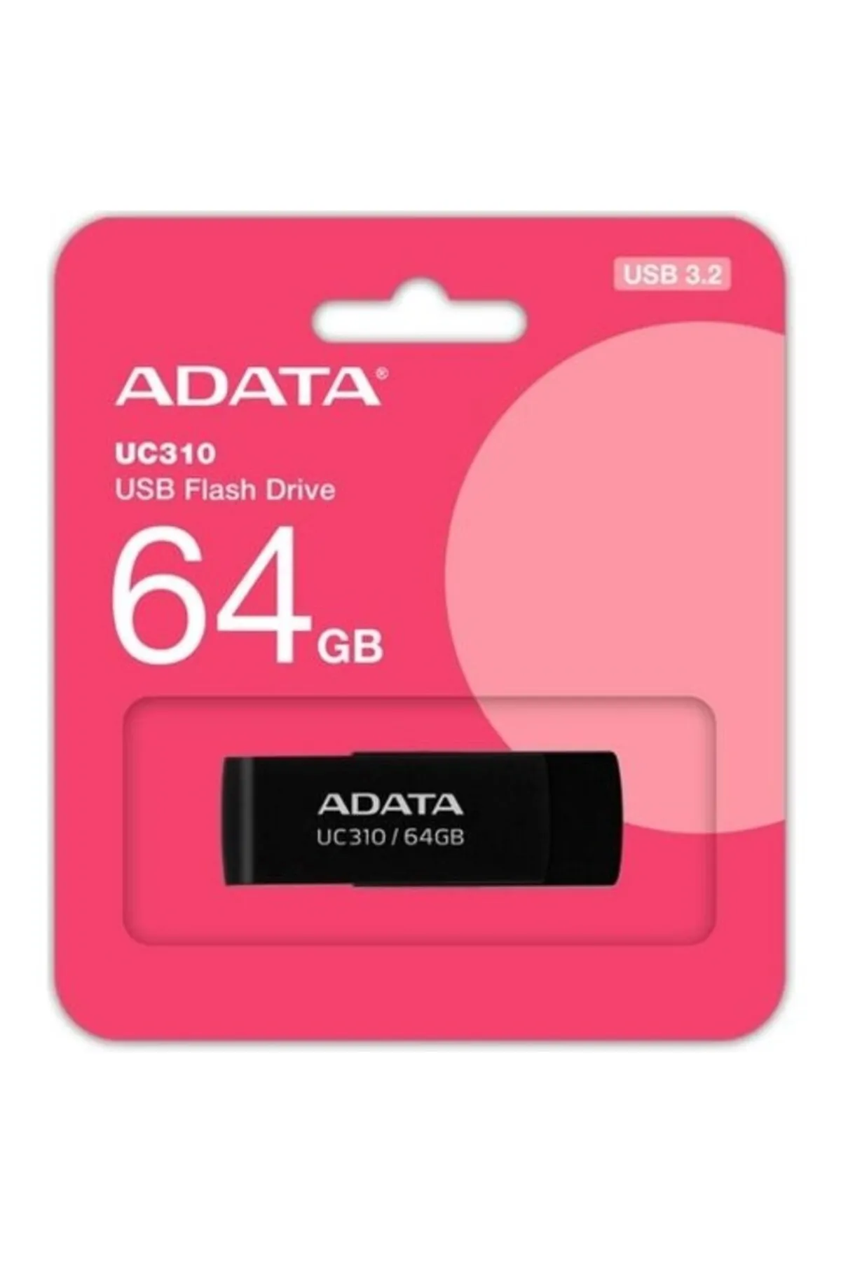 Adata Uc310-64Gb 64Gb Usb3.2 Gen1 Black Flash Bellek