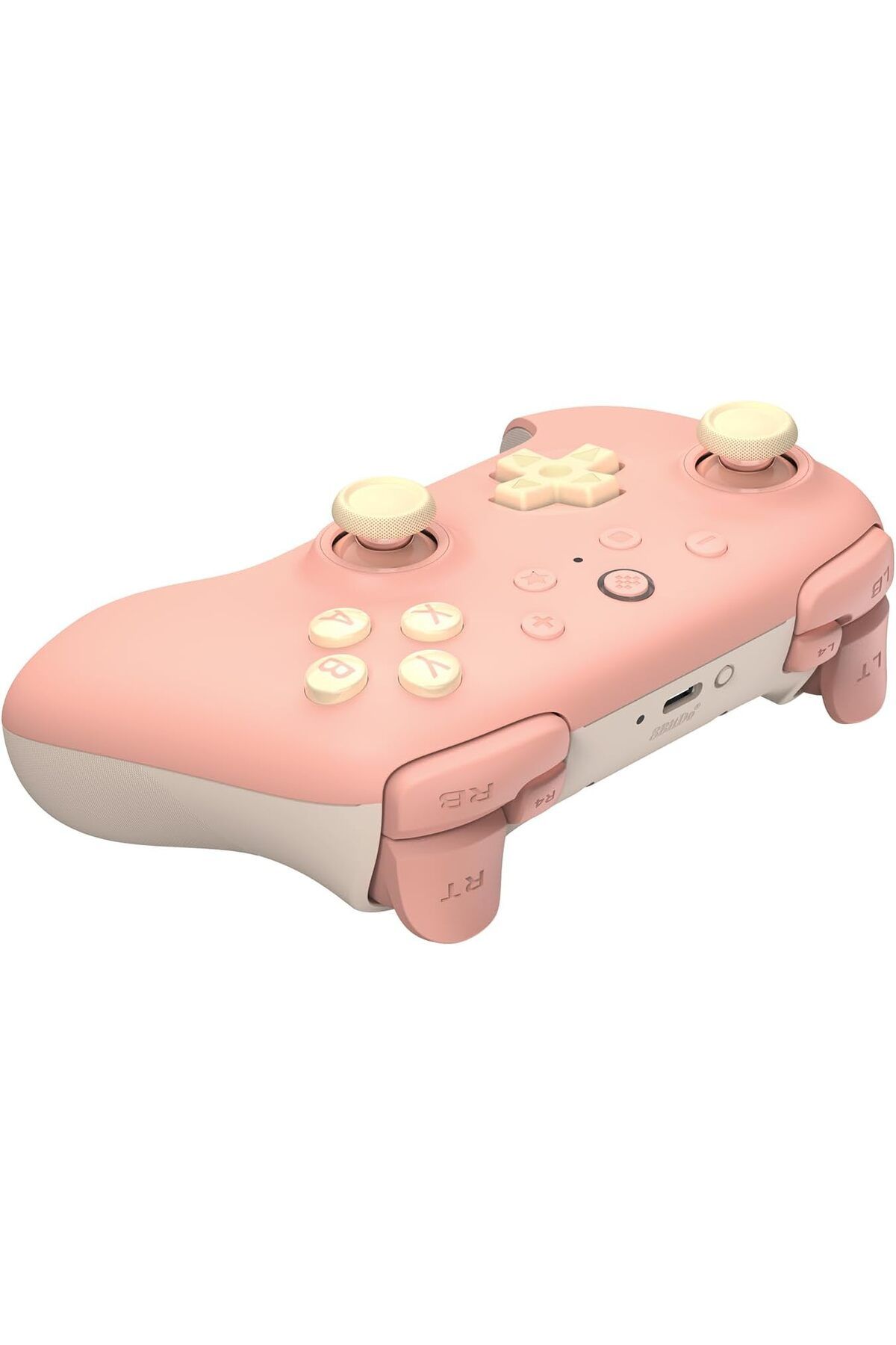 8Bitdo Ultimate 2C Kablosuz 2.4G Oyun Kolu PC Android Hall Effect Joystick Peach Turuncu