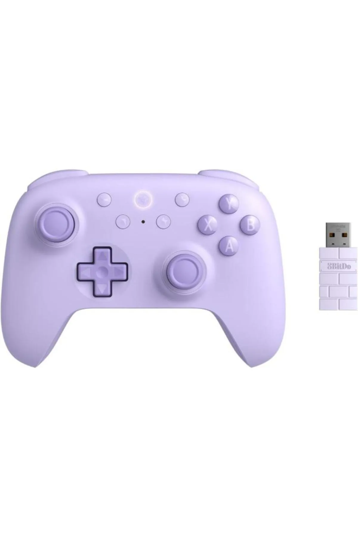 8Bitdo Ultimate 2C Kablosuz 2.4G Oyun Kolu PC Android Hall Effect Joystick Purple Uyumlu