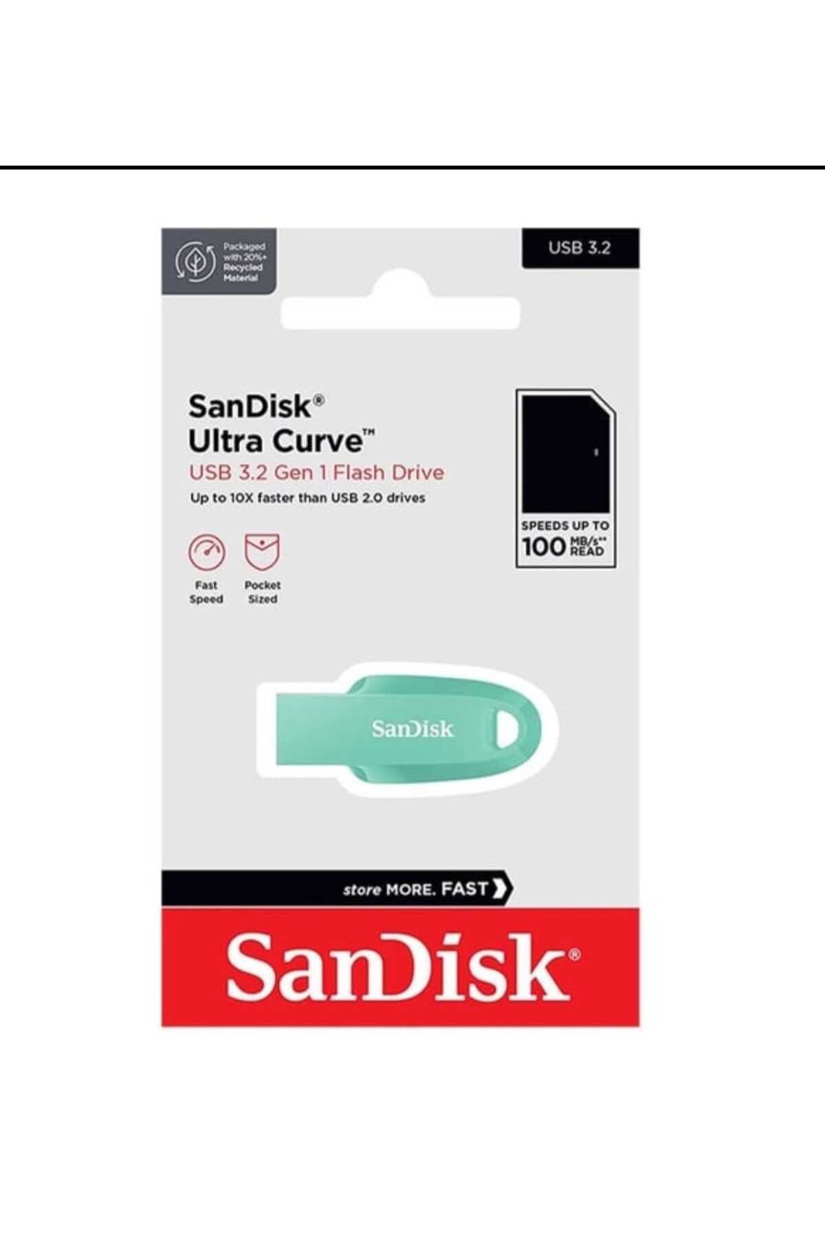 Sandisk Ultra Curve USB 3.2 Gen 1 Flash Bellek 128 Gb