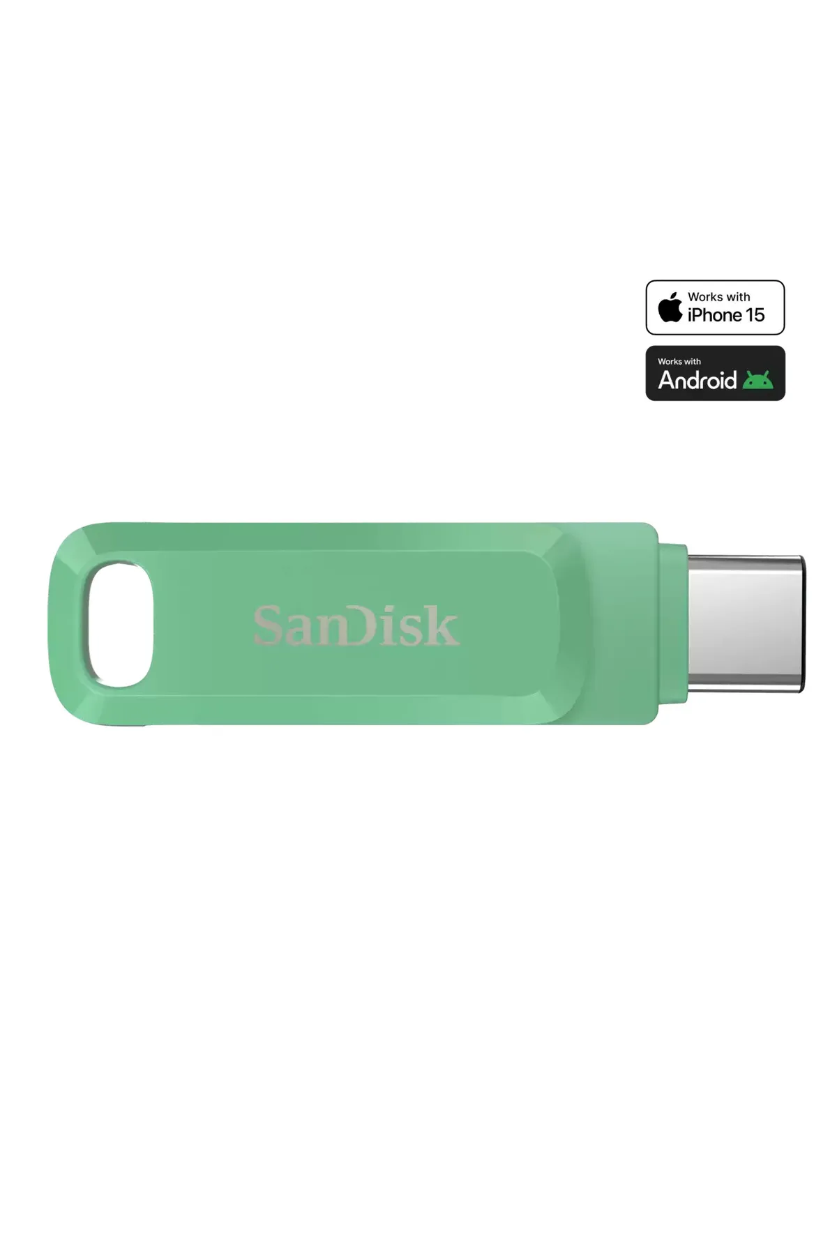 Sandisk Ultra Dual Drive Go 512GB USB Type-C Flash Bellek (Absinthe Green) SDDDC3-512G-G46AG