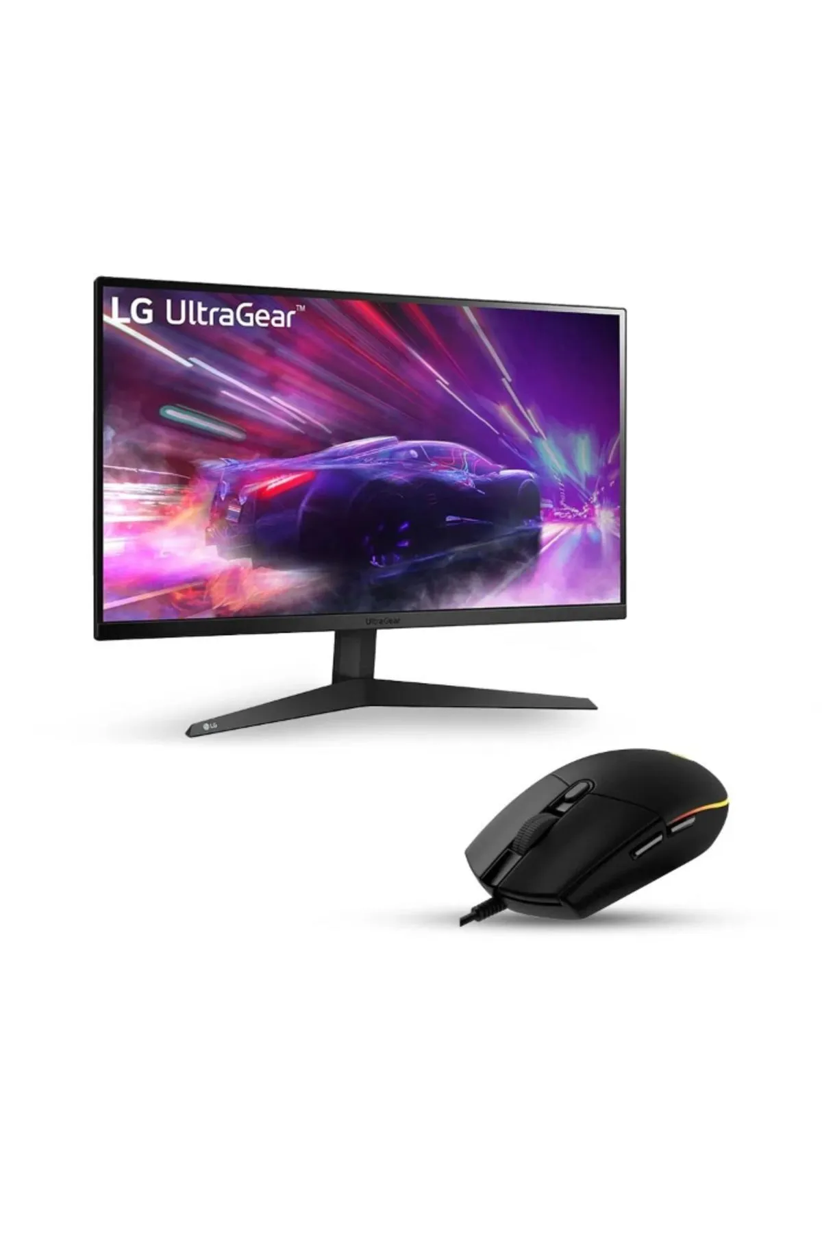 LG UltraGear 24GQ50F-B 24'' 165Hz 1ms Freesync Gaming Monitör + Logitech G G102 Gaming Mouse