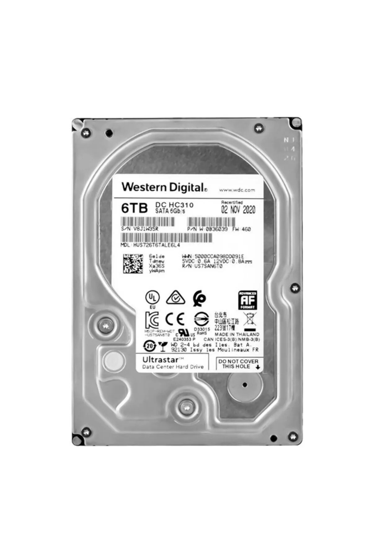 WD Ultrastar DC HC310 Enterprise 6TB -0B36039