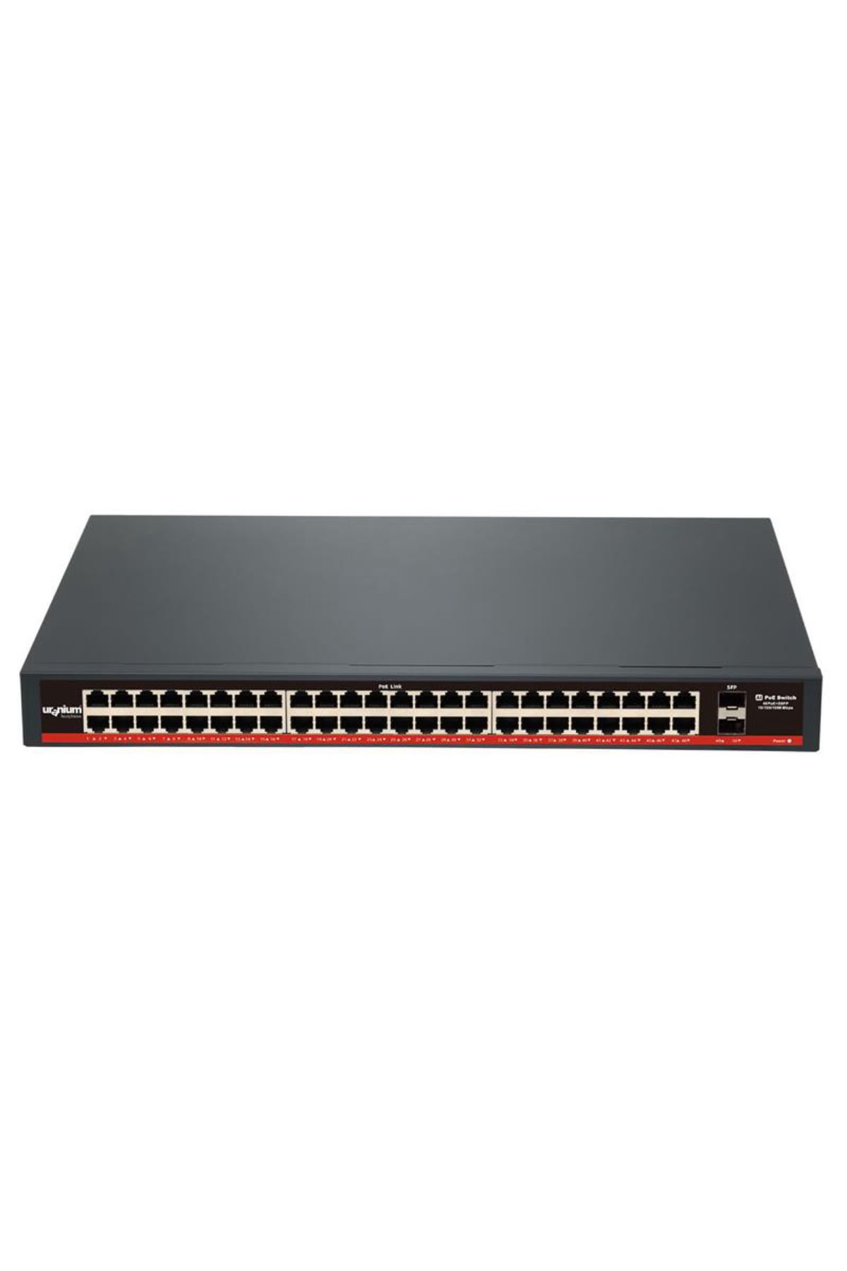 OEM URANIUM POE-G4802-800W 48 PORT GIGABIT + 2X 1GB SFP UPLINK RACKMOUNT POE SWITCH