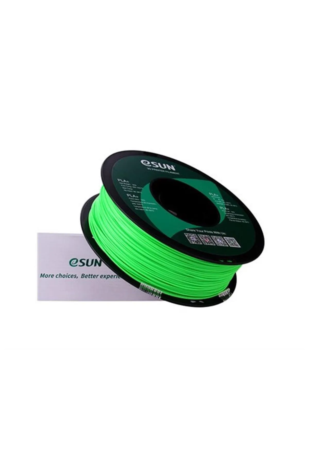 eSun Urhanshop Esun Açık Yeşil Pla+ Filament 1.75mm 1 Kg Plus