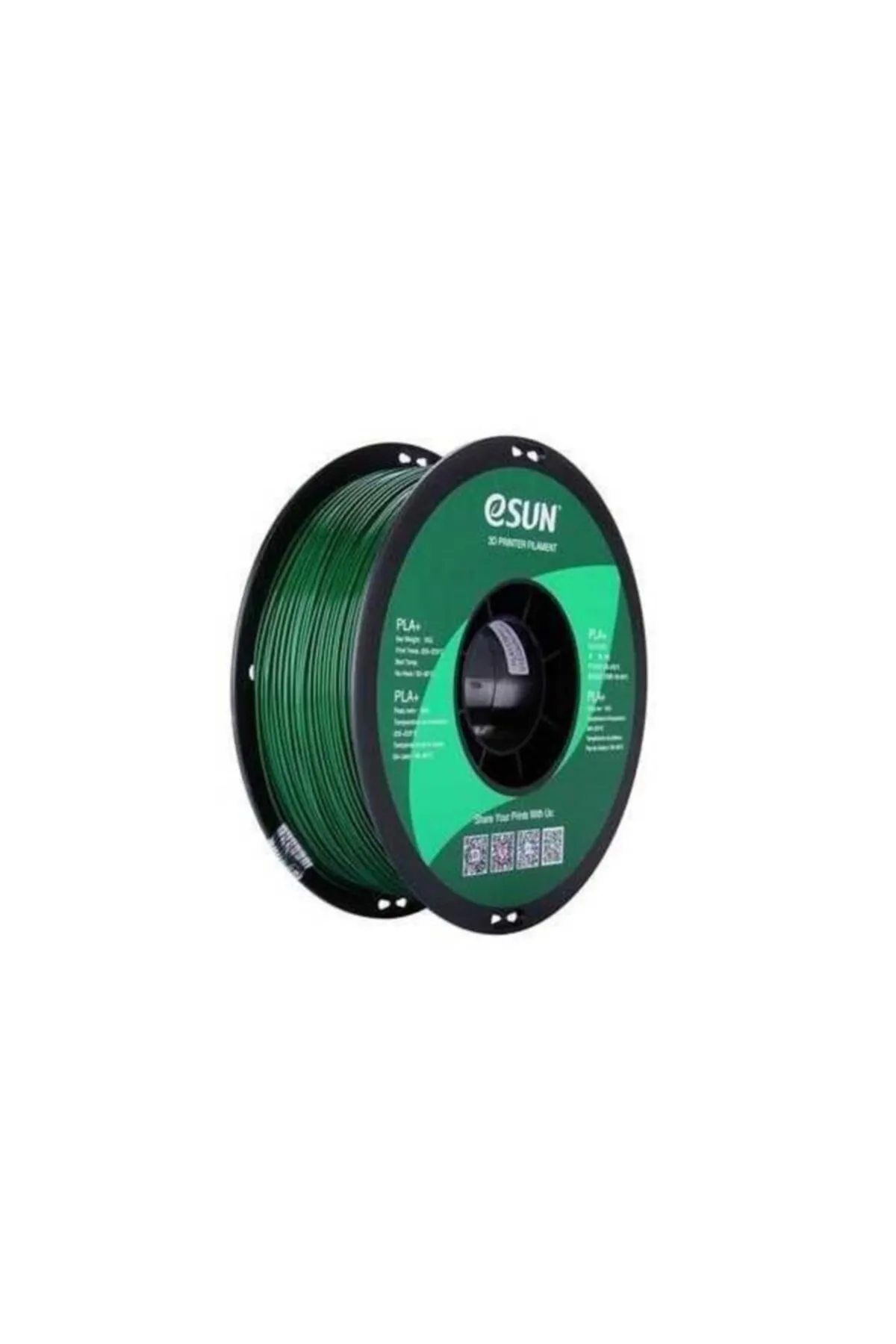 Genel Markalar Urhanshop Esun Çam Yeşili Pla+ Filament 1.75mm 1 Kg Plus