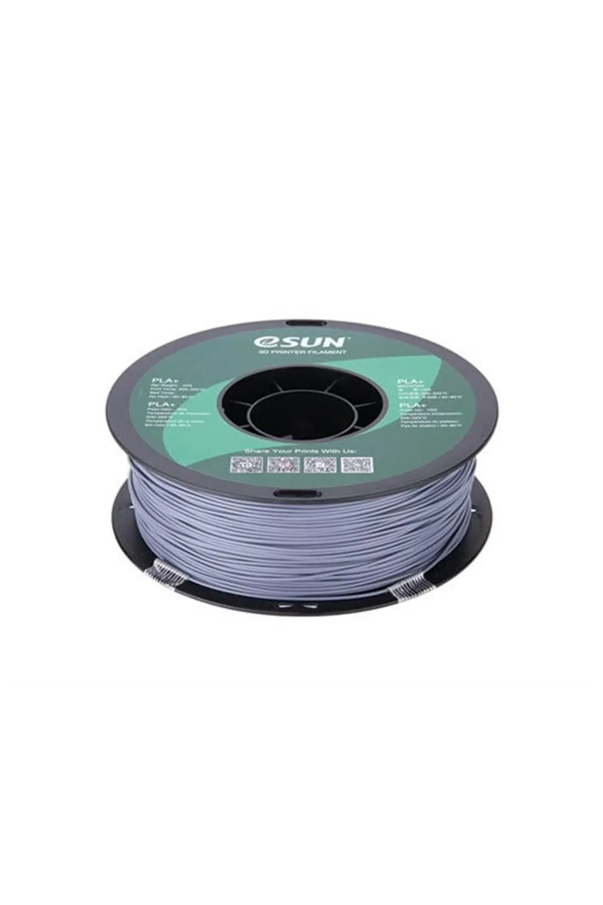 eSun Urhanshop Esun Gri Pla+ Filament 1.75mm 1 Kg Plus