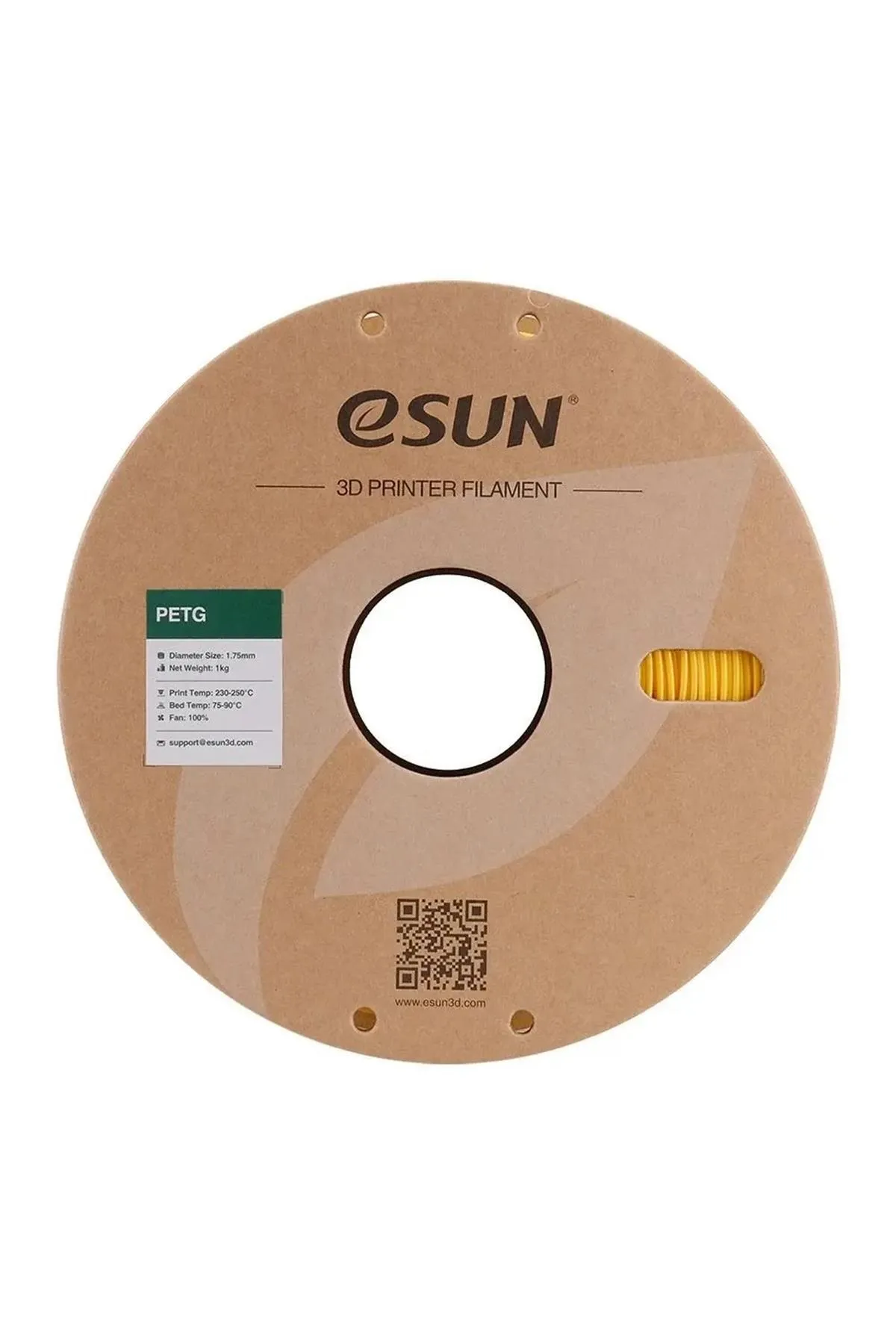 eSun Urhanshop Esun Petg Filament Sarı 1,75mm 1Kg