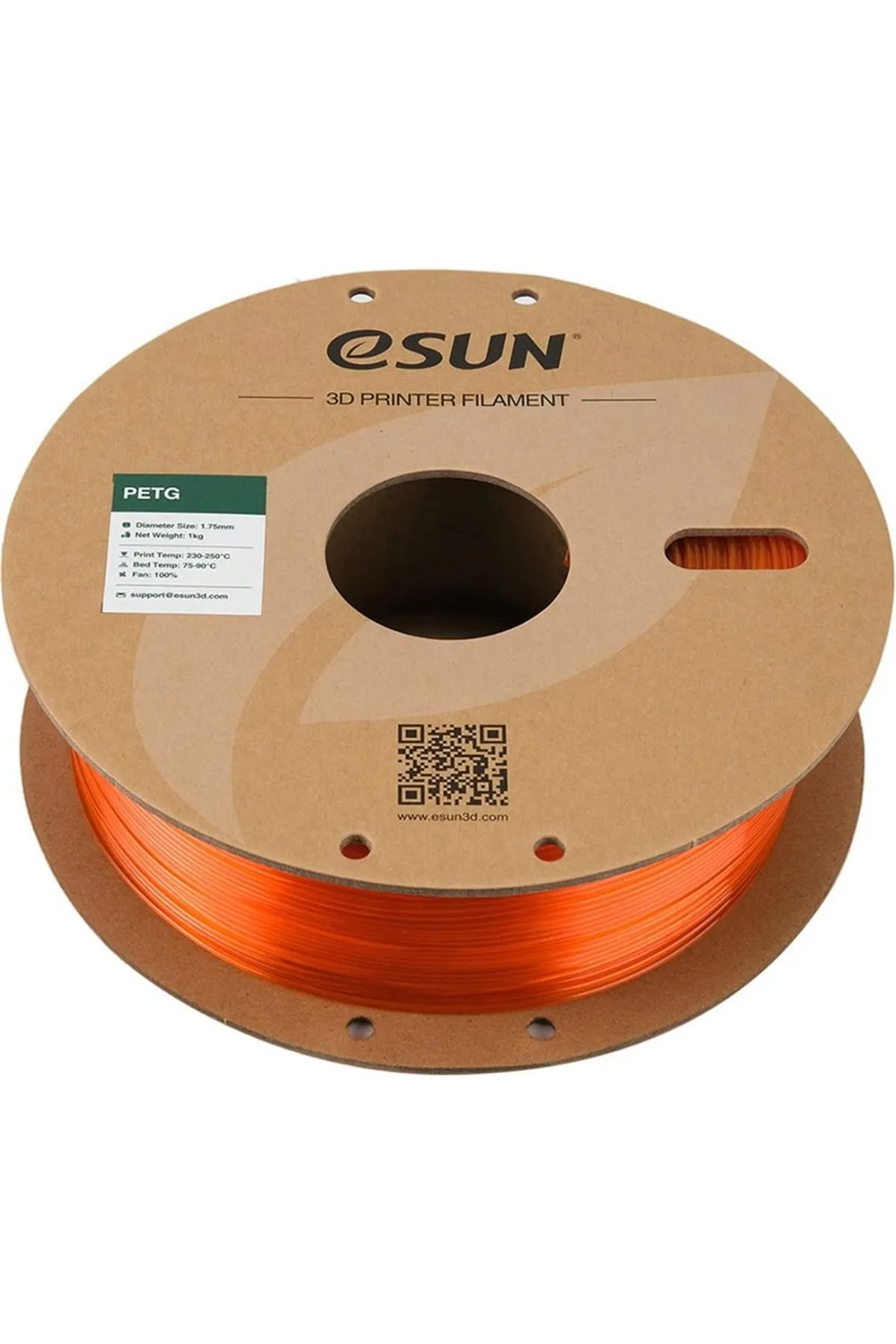 eSun Urhanshop Esun Petg Filament Turuncu 1,75mm 1Kg