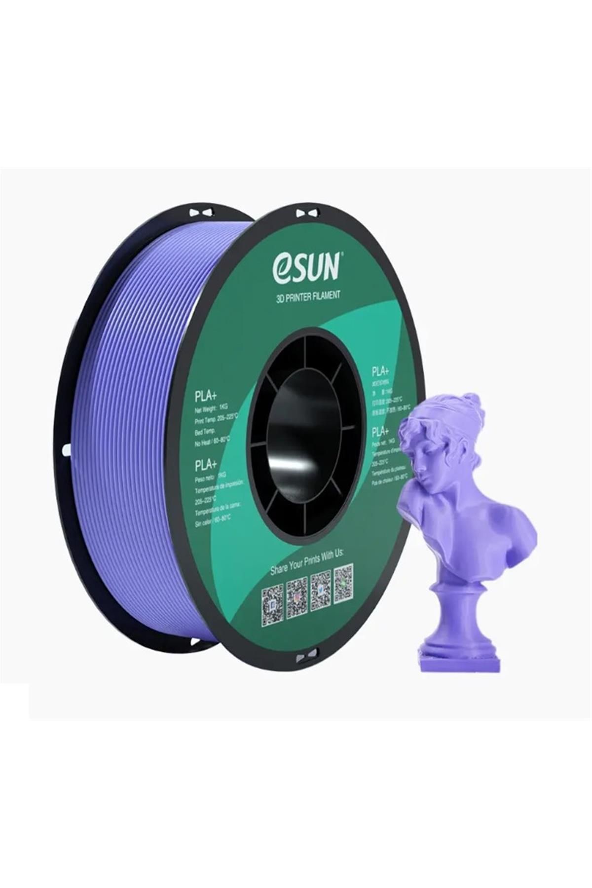 eSun Urhanshop Esun Very Peri Pla+ Filament 1.75mm 1 kg Plus