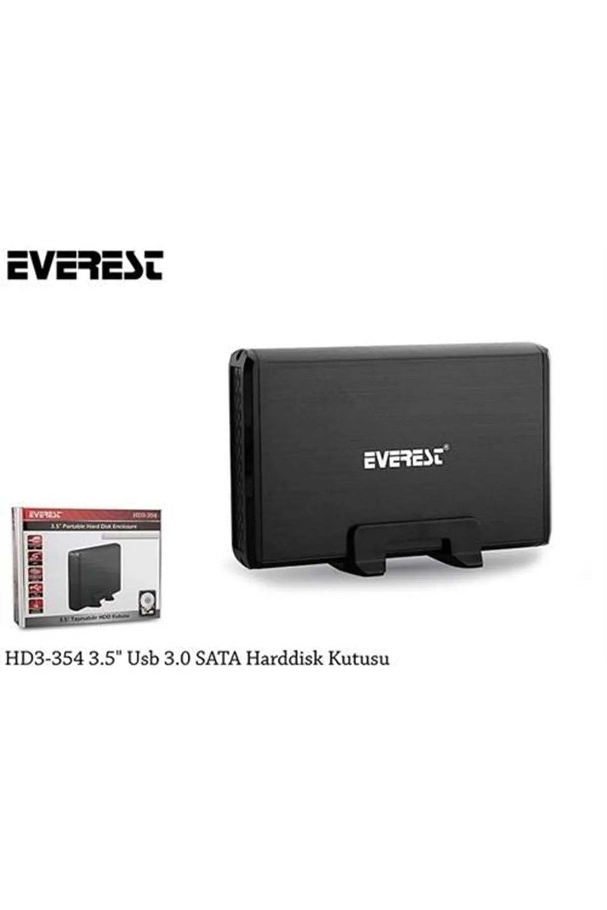 Everest Usb 3.0 3.5" Siyah Harddsik Hdd Kutusu Hd3-354