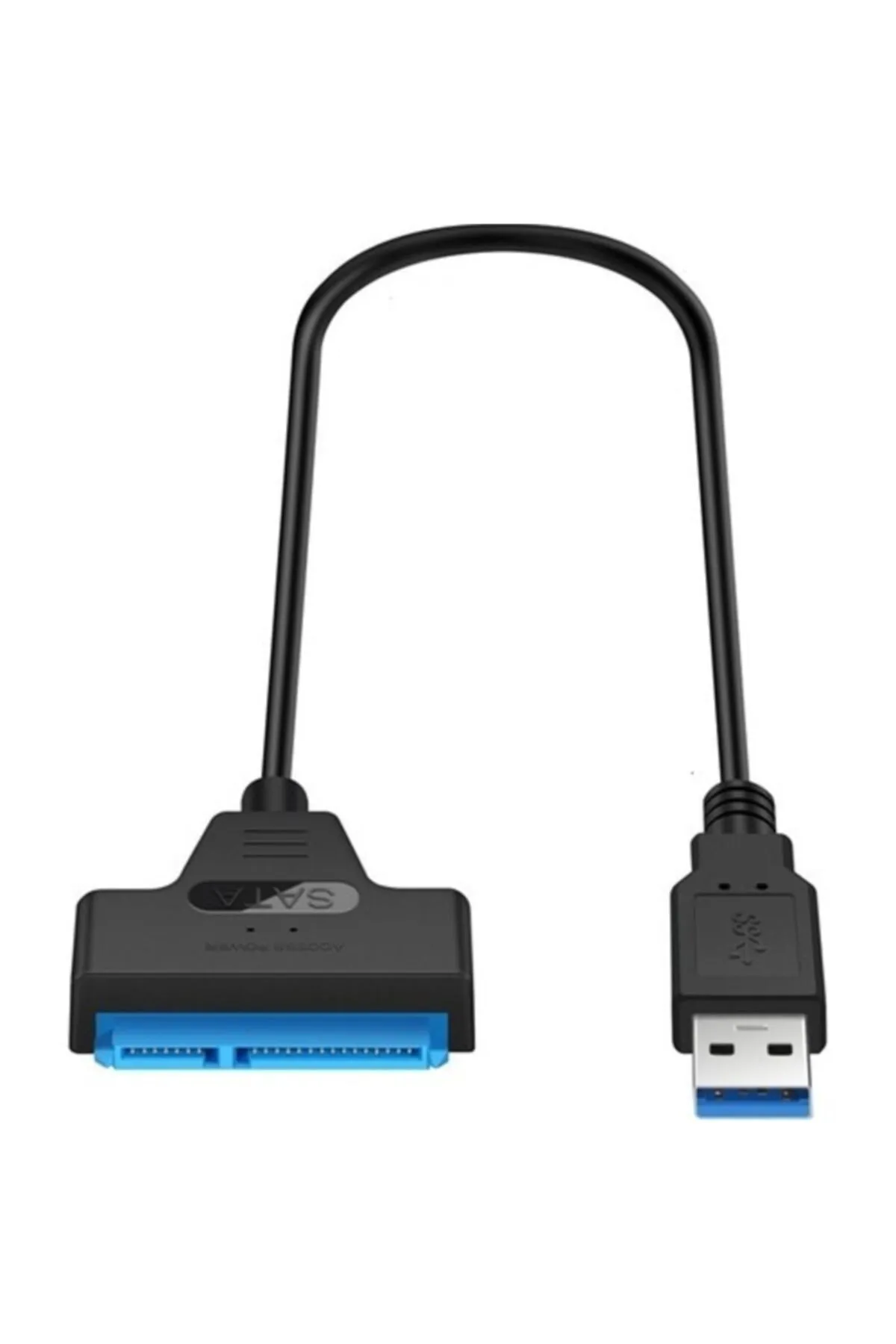 WOZLO Usb 3.0 To 2.5 Inç Sata Çevirici Kablo Hdd Ssd Harddisk Kablosu - Veri Kurtarma + Koruma Kutusu