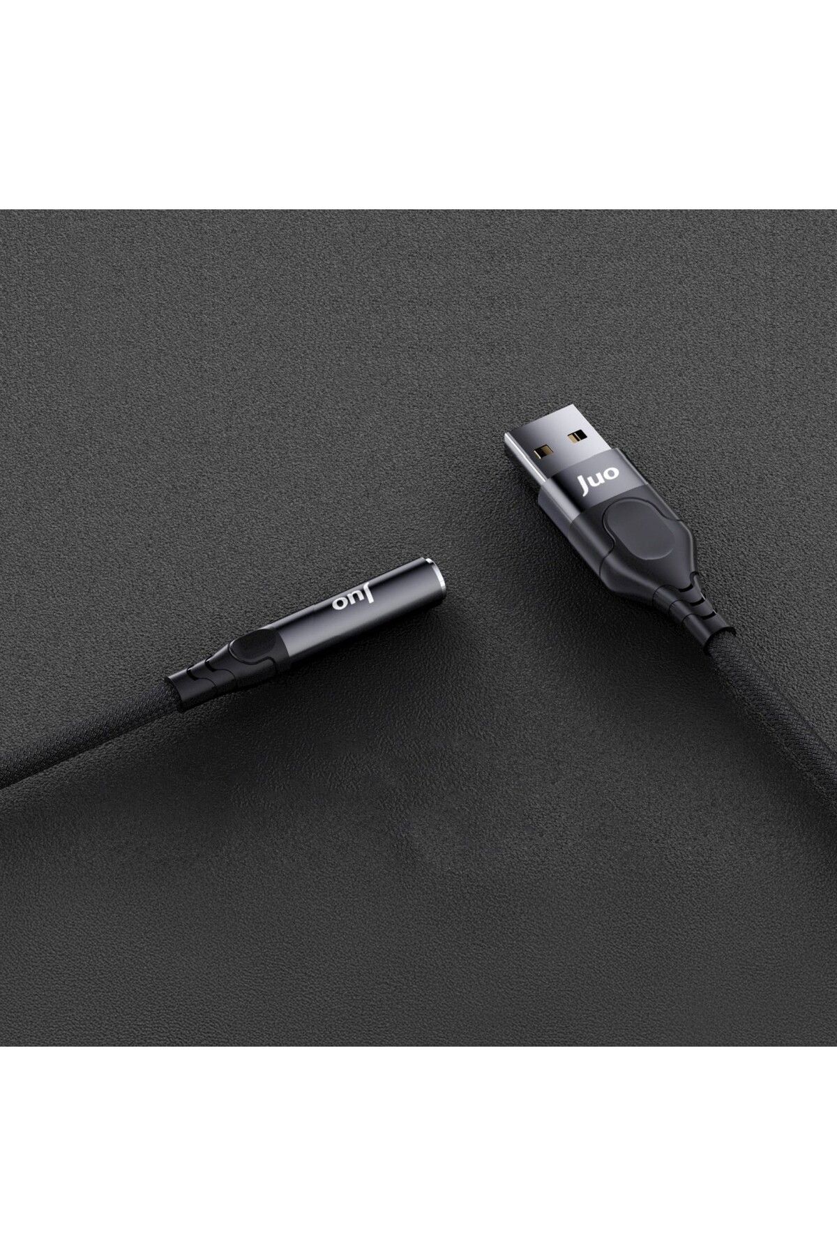 Juo Usb-a To 3.5mm Jack Kulaklık Mikrofon Aux Dönüştürücü Harici Ses Kartı