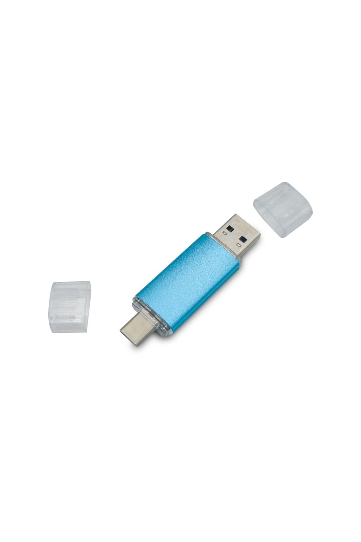 Gülay AVM Usb Bellek 32 Gb Type-c Otg Flaş Bellek Kutulu 119 -1 Mavi 32 Gb