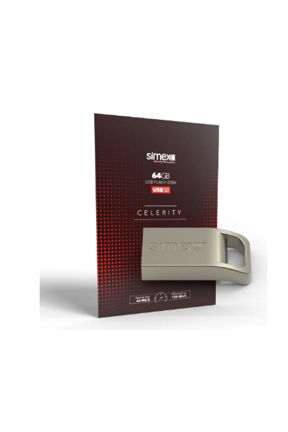 Ayda Usb Bellek Su-105 Celerity 3.0 Metal Gri 64gb