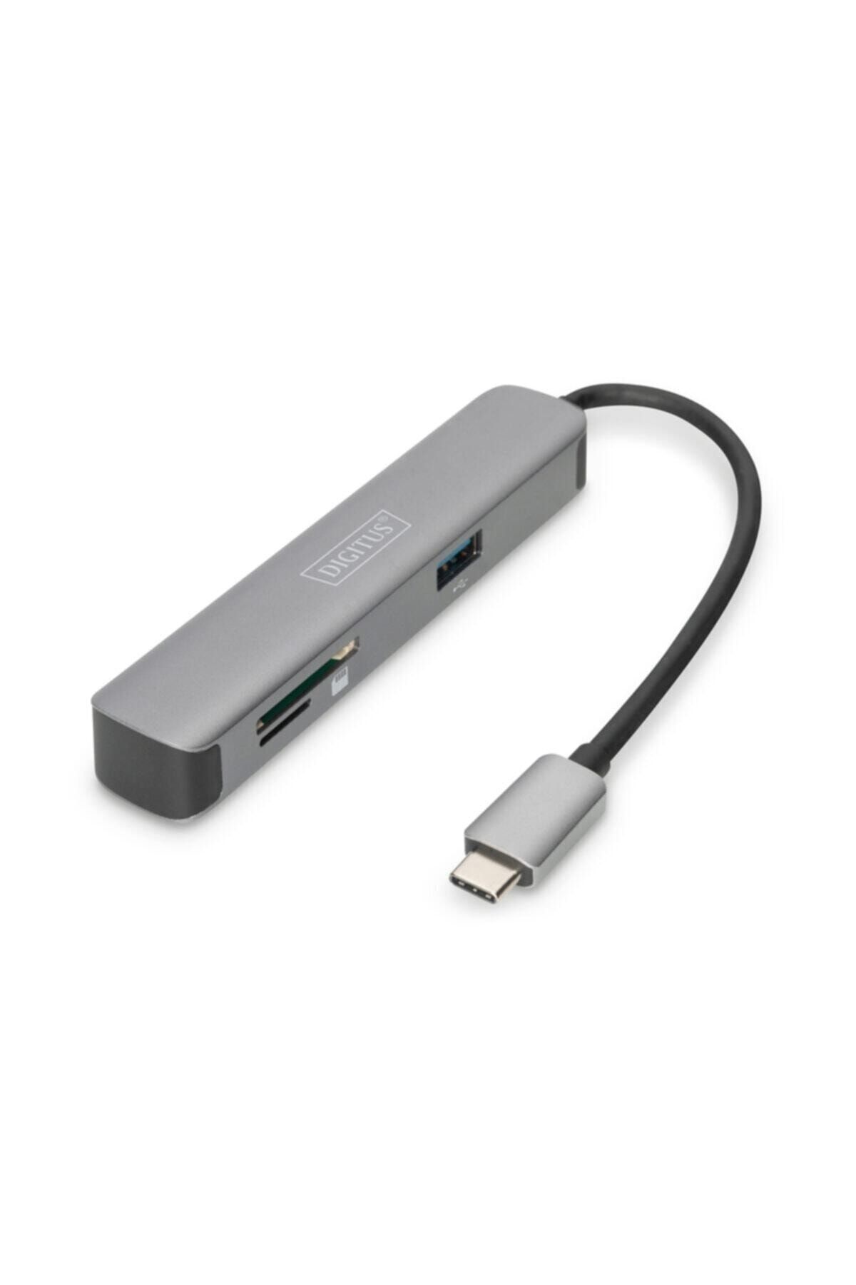 Digitus Usb-c™ Istasyon, 4k/30hz Hdmı/2x Usb-a /sd/microsd