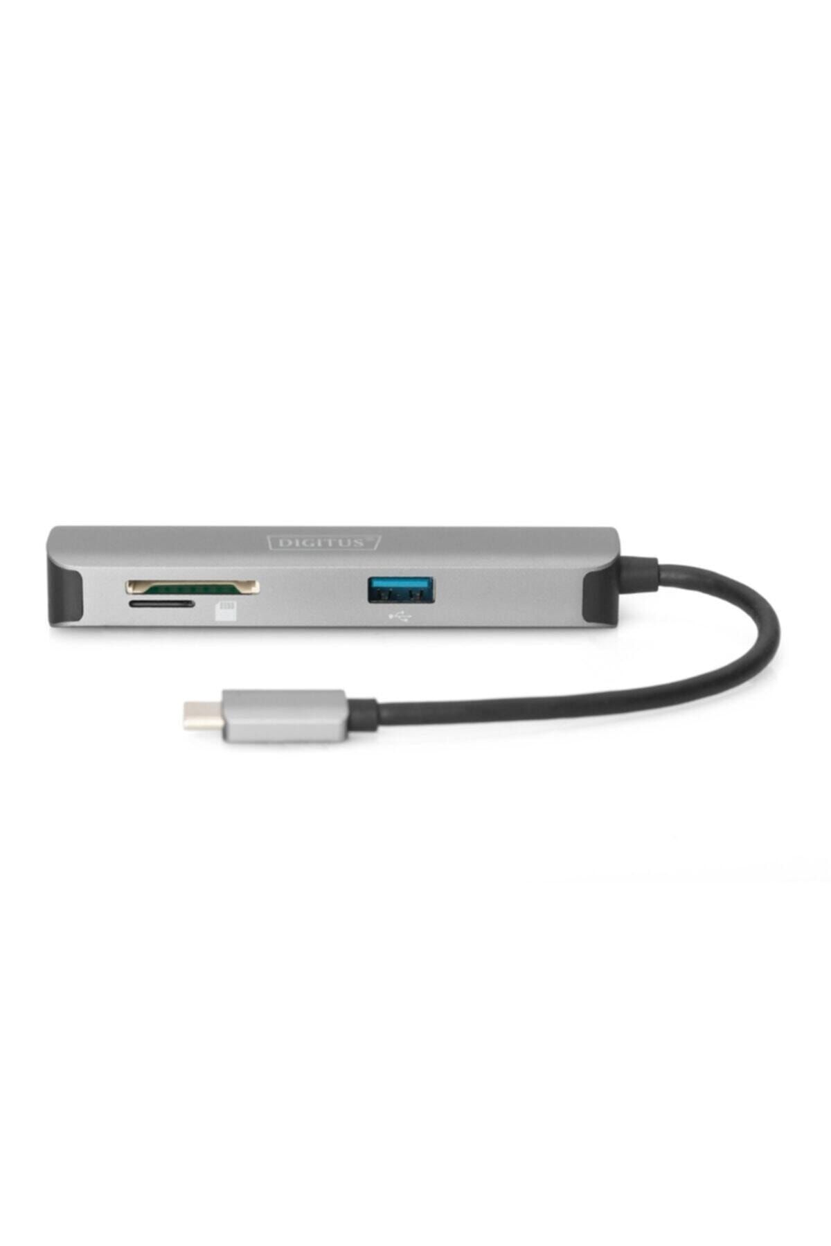 Digitus Usb-c™ Istasyon, 4k/30hz Hdmı/2x Usb-a /sd/microsd