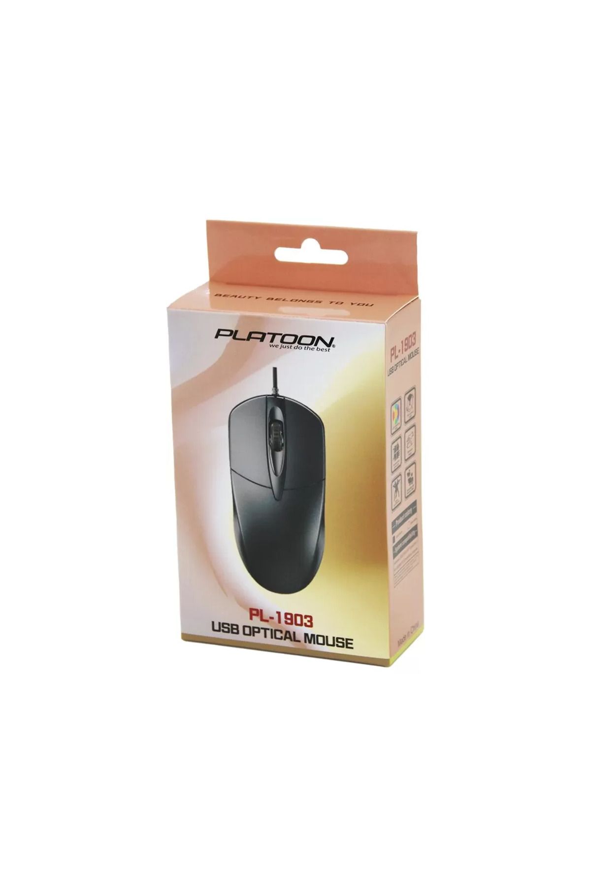 Rcco Shop34 USB KABLOLU  OPTICAL MOUSE  KUTULU AMBALAJ  PL-1903 (4172)