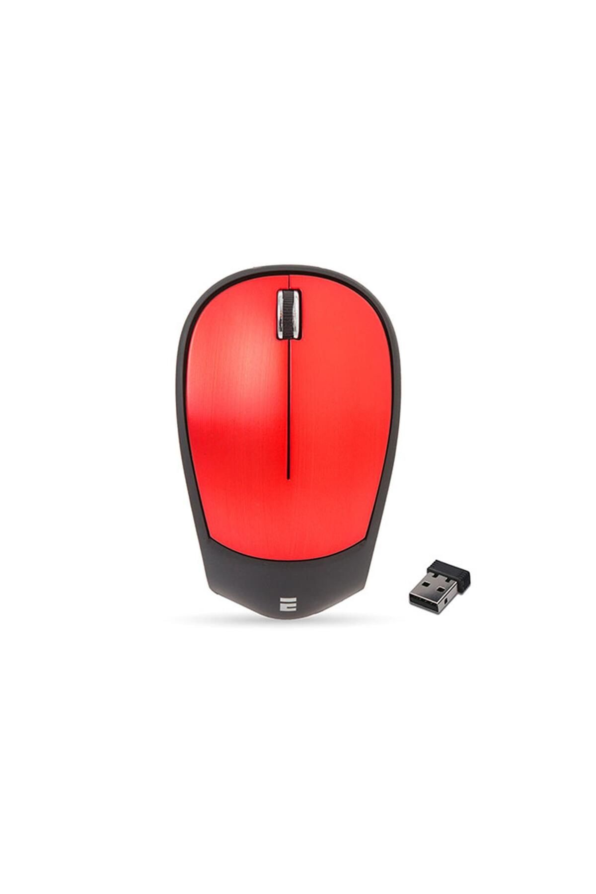 Everest Usb Kırmızı 3D Optik Kablosuz Mouse