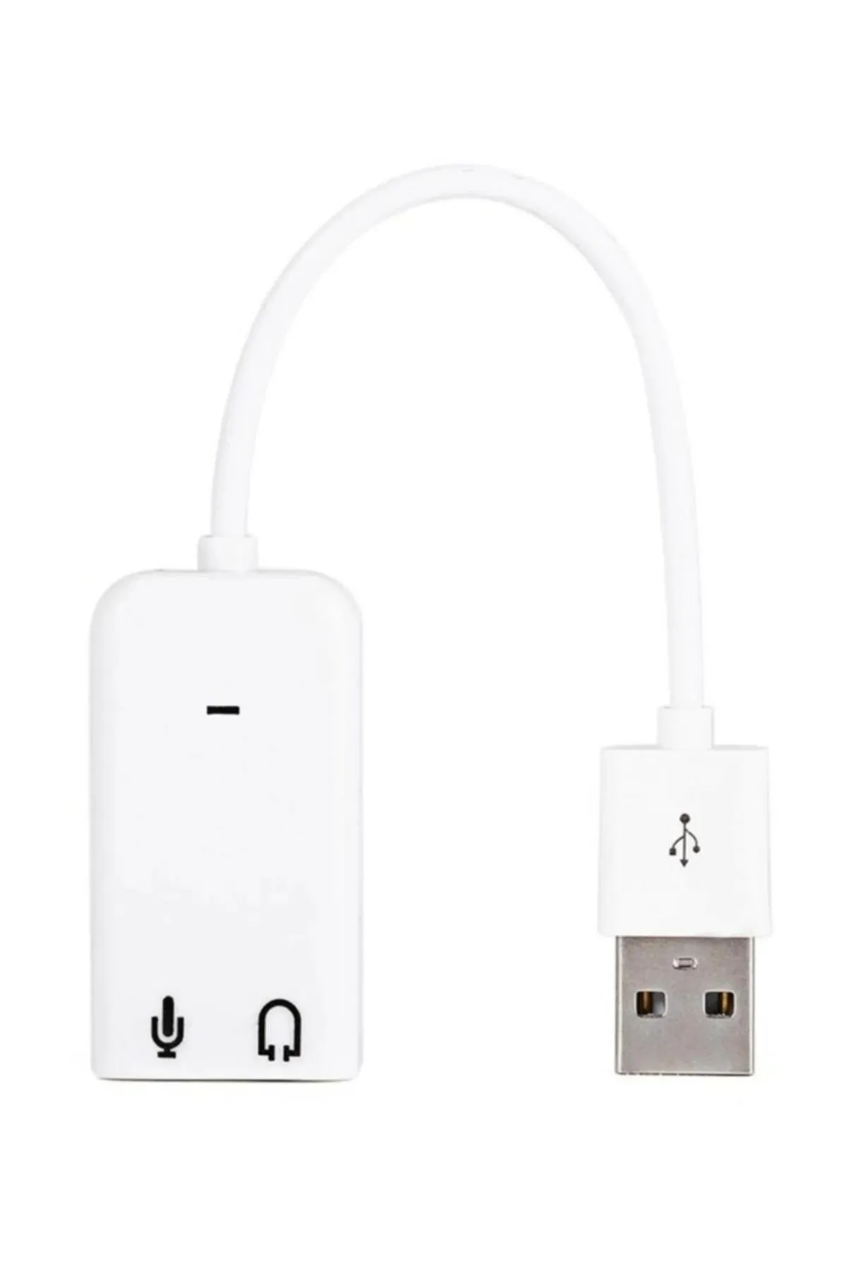 Ancheyn Usb Ses Kartı 7.1 Kanallı 3.5mm Mikrofon Çevirici Dönüştürücü Adaptör Harici Kablolu 4505